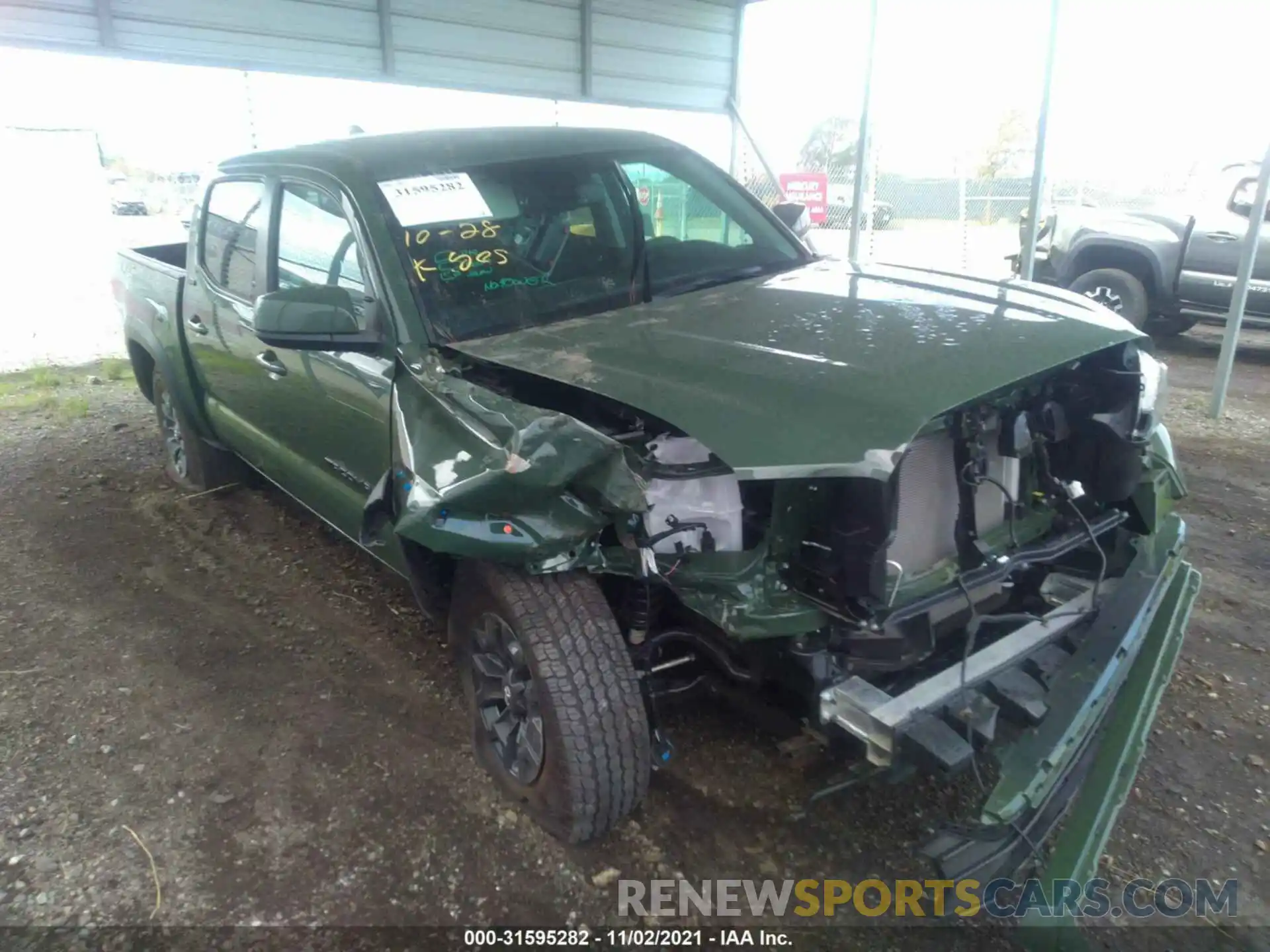 6 Photograph of a damaged car 3TYCZ5AN5MT045906 TOYOTA TACOMA 4WD 2021