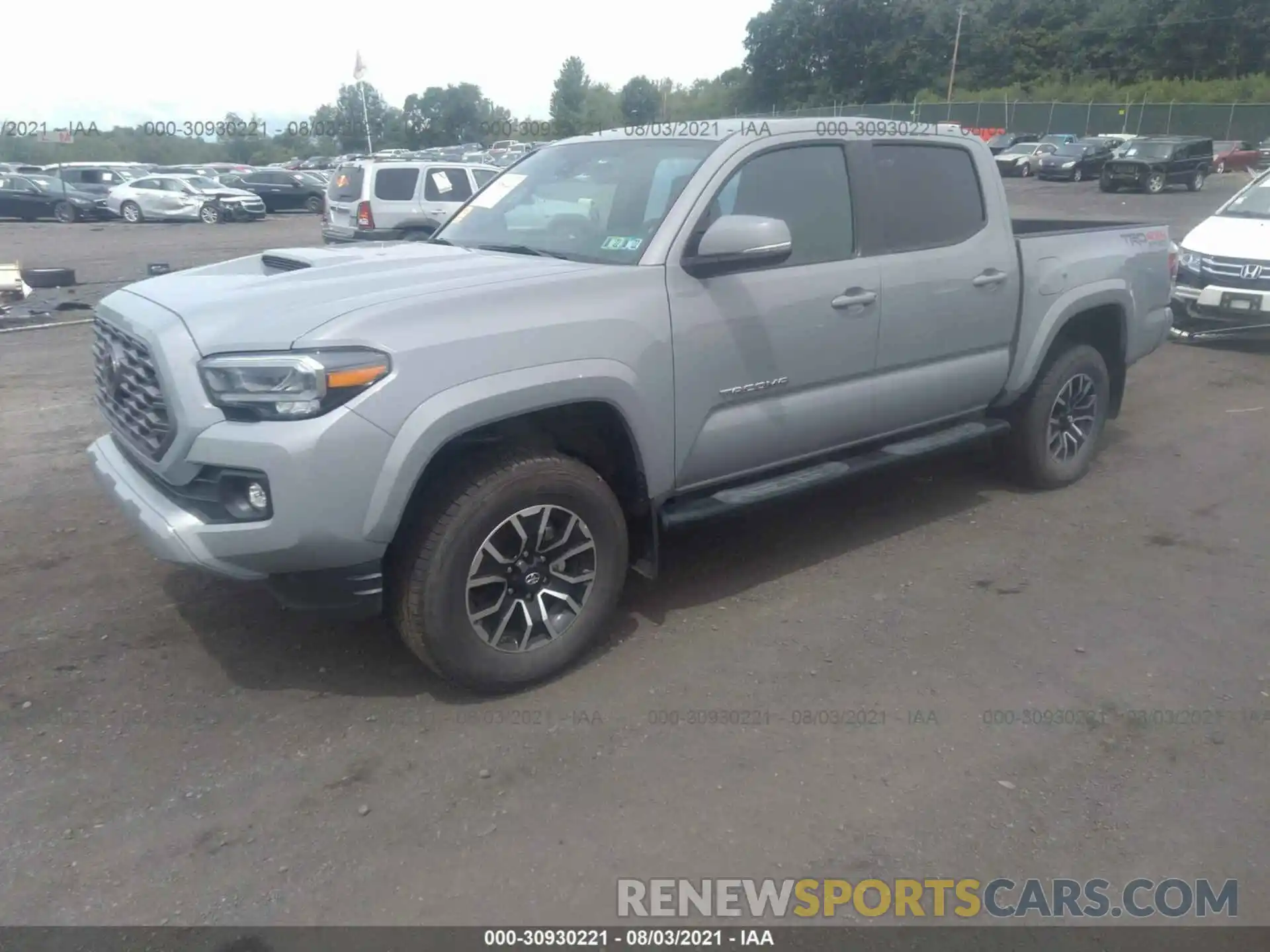 2 Photograph of a damaged car 3TYCZ5AN6MT017080 TOYOTA TACOMA 4WD 2021