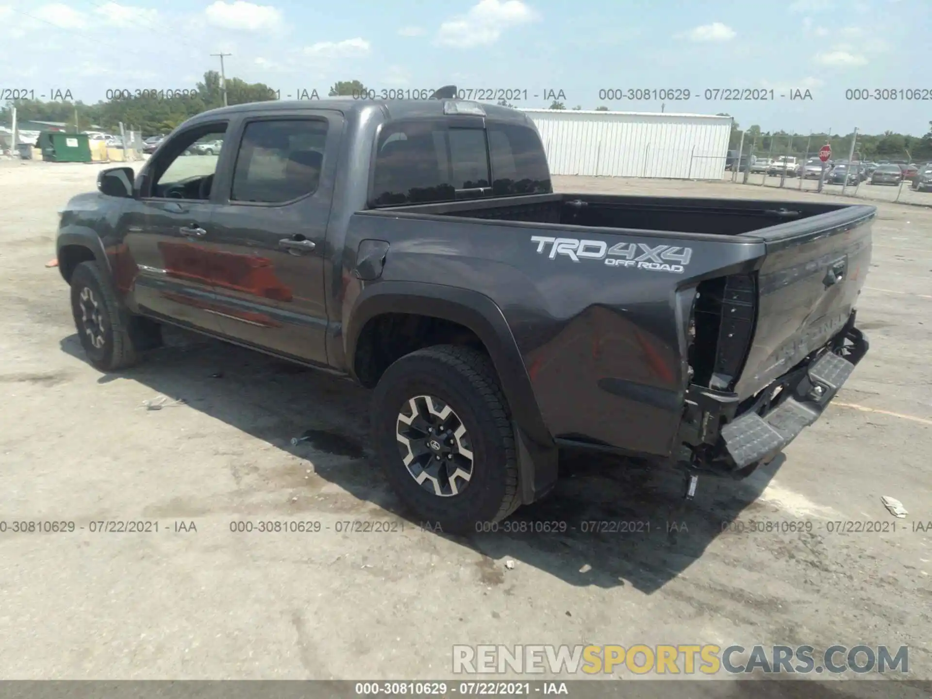 3 Photograph of a damaged car 3TYCZ5AN6MT026894 TOYOTA TACOMA 4WD 2021