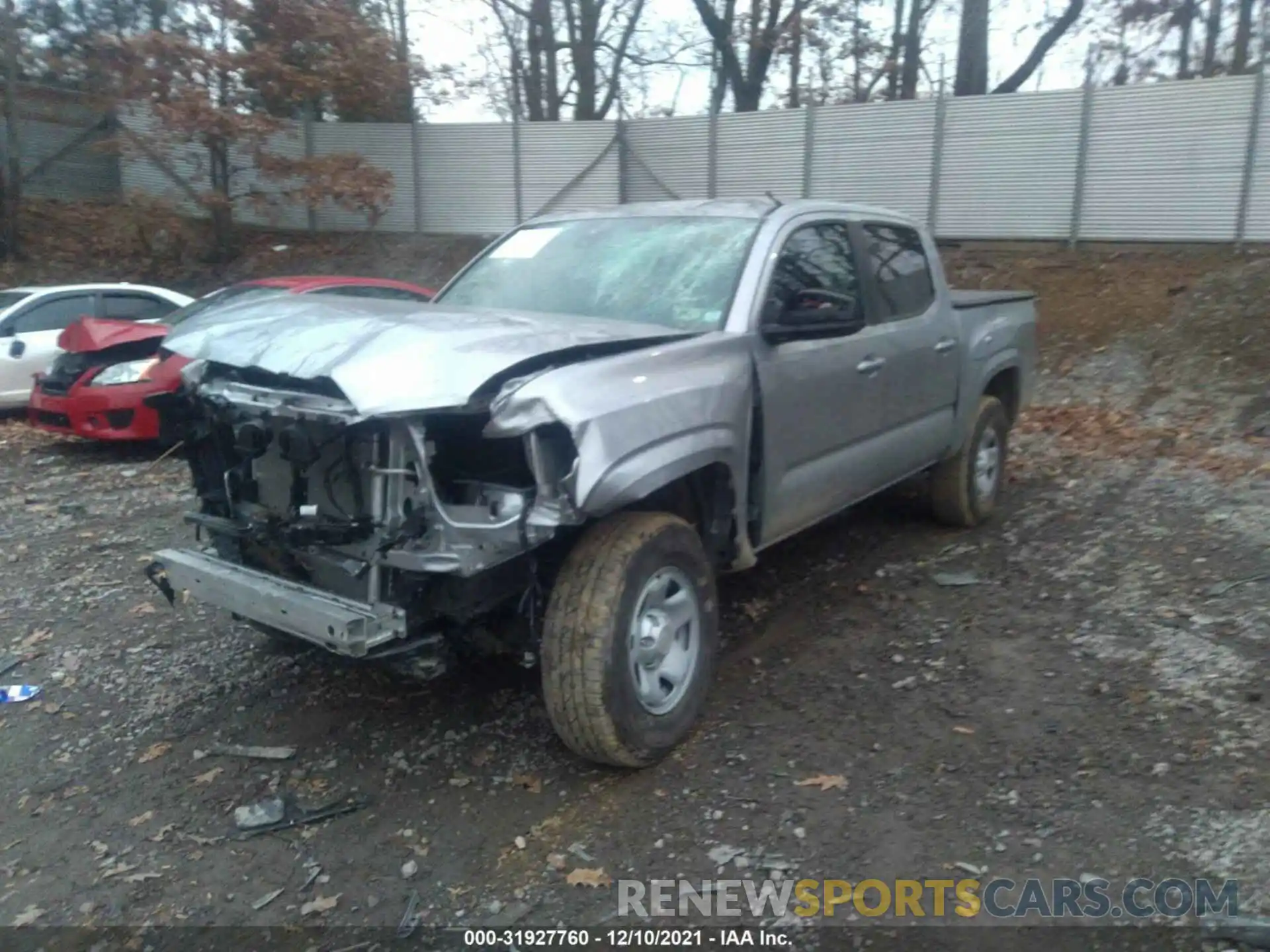 2 Photograph of a damaged car 3TYCZ5AN6MT027382 TOYOTA TACOMA 4WD 2021