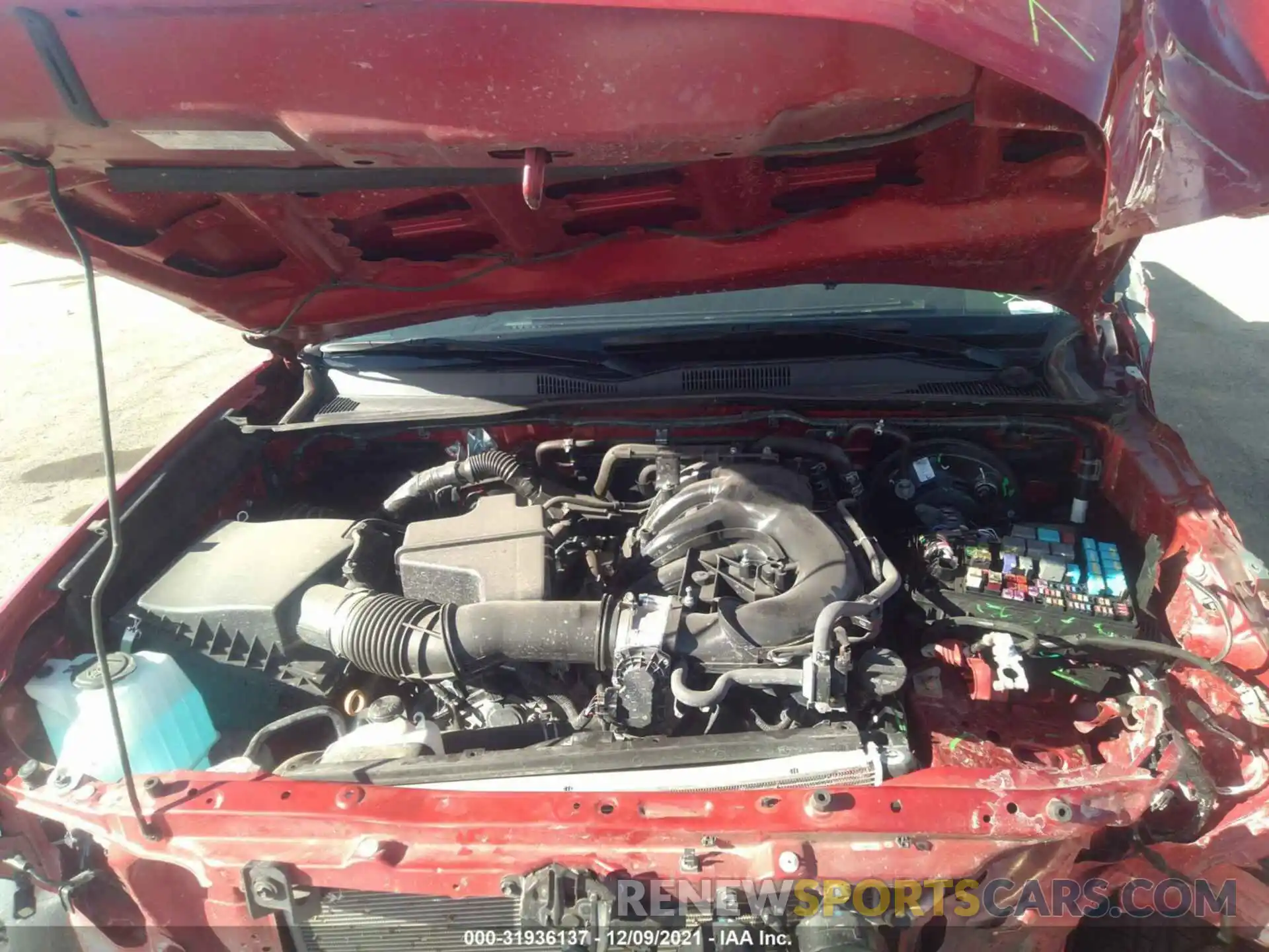 10 Photograph of a damaged car 3TYCZ5AN6MT035949 TOYOTA TACOMA 4WD 2021