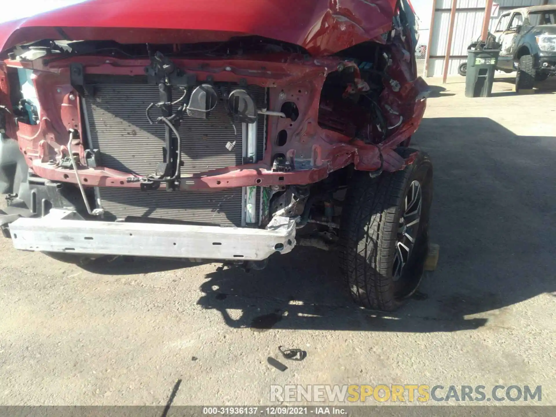 6 Photograph of a damaged car 3TYCZ5AN6MT035949 TOYOTA TACOMA 4WD 2021