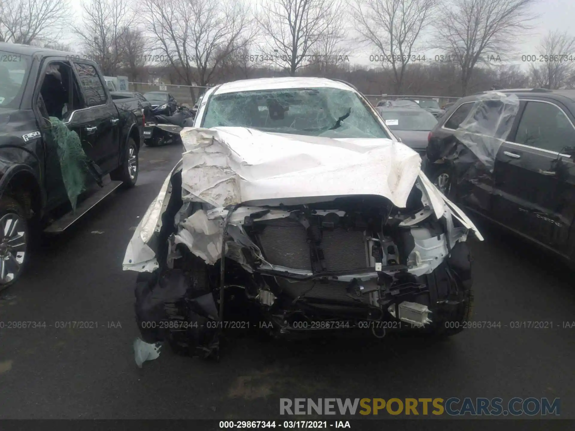 6 Photograph of a damaged car 3TYCZ5AN7MT012633 TOYOTA TACOMA 4WD 2021