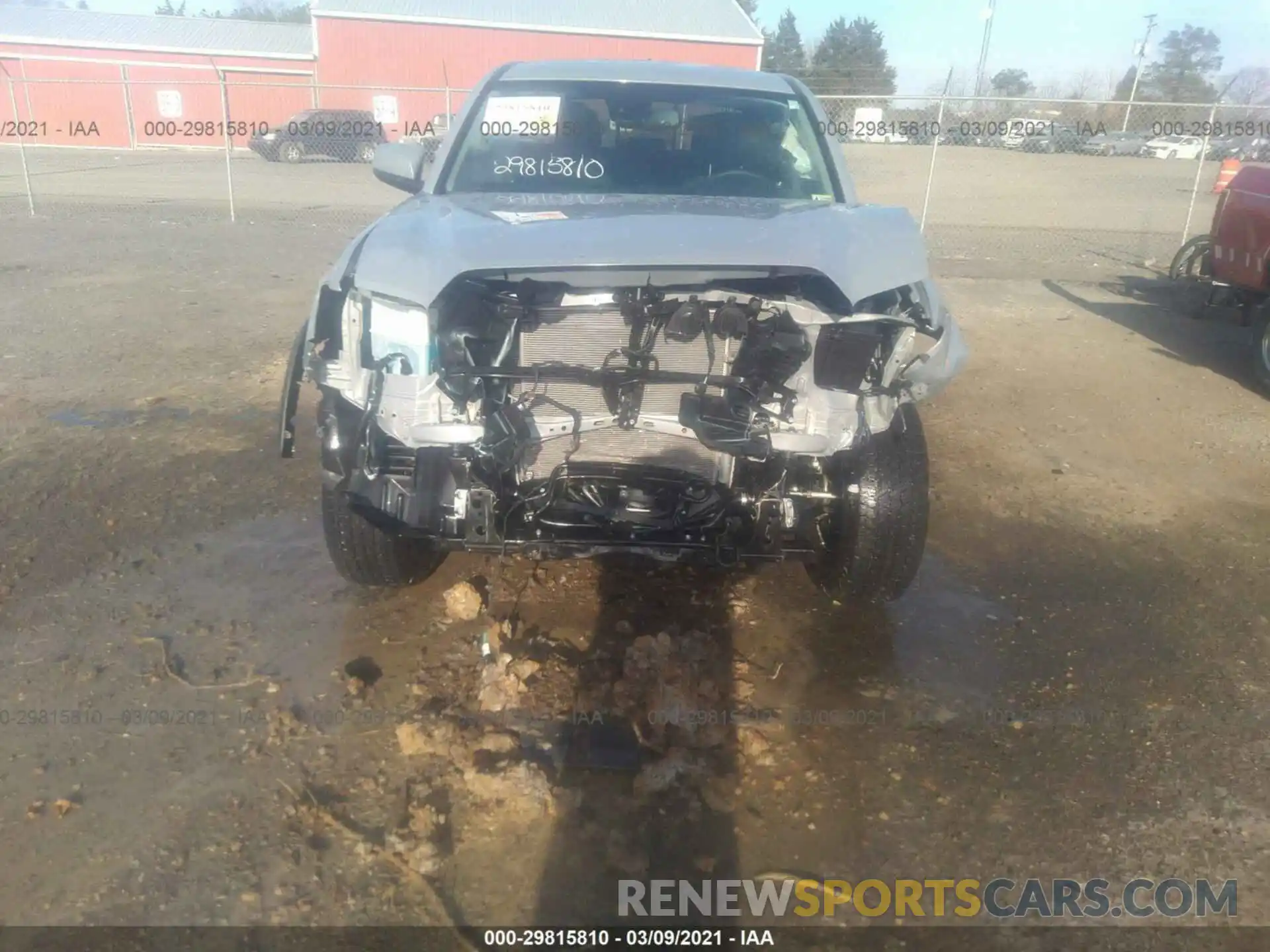 6 Photograph of a damaged car 3TYCZ5AN7MT019307 TOYOTA TACOMA 4WD 2021