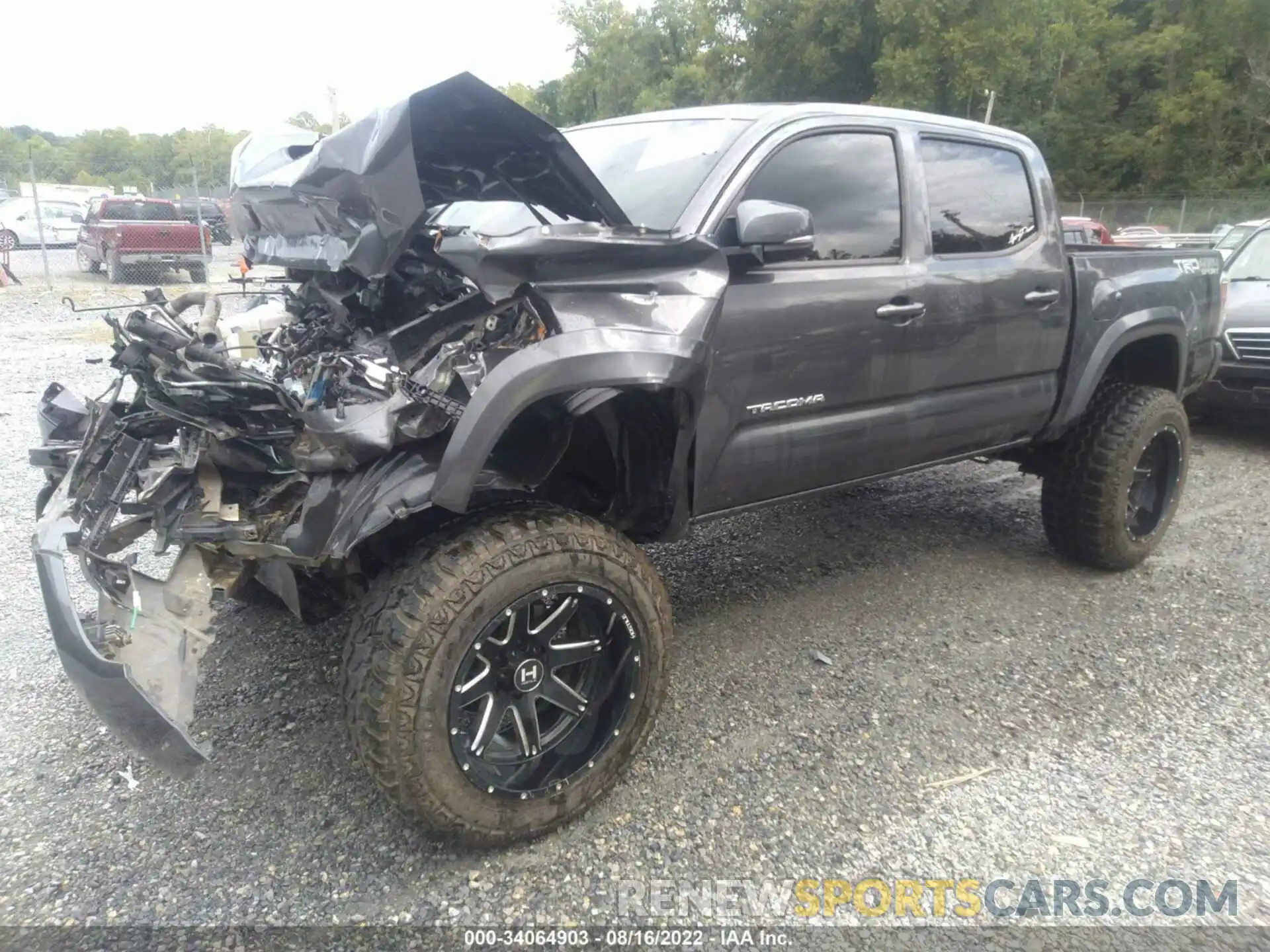 2 Photograph of a damaged car 3TYCZ5AN7MT024586 TOYOTA TACOMA 4WD 2021