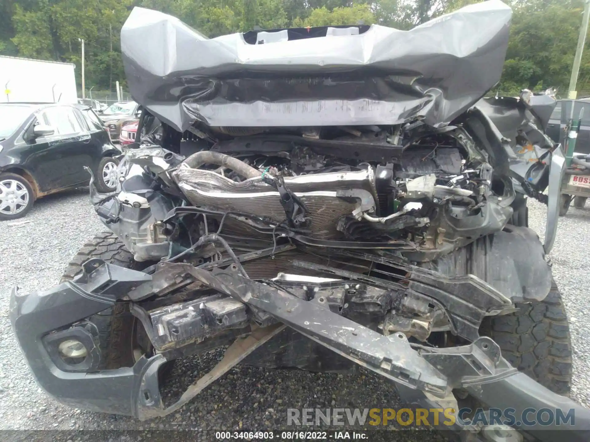 6 Photograph of a damaged car 3TYCZ5AN7MT024586 TOYOTA TACOMA 4WD 2021