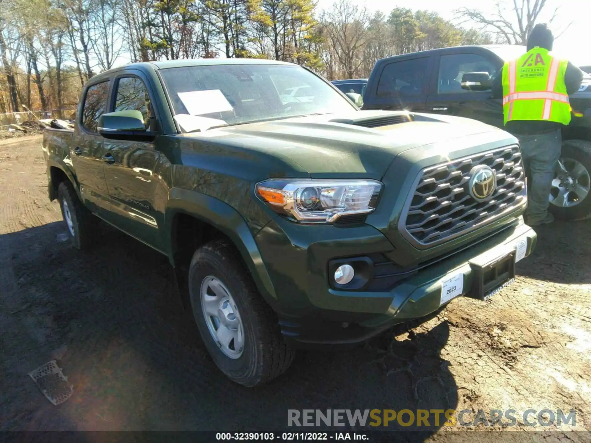 1 Photograph of a damaged car 3TYCZ5AN7MT029187 TOYOTA TACOMA 4WD 2021