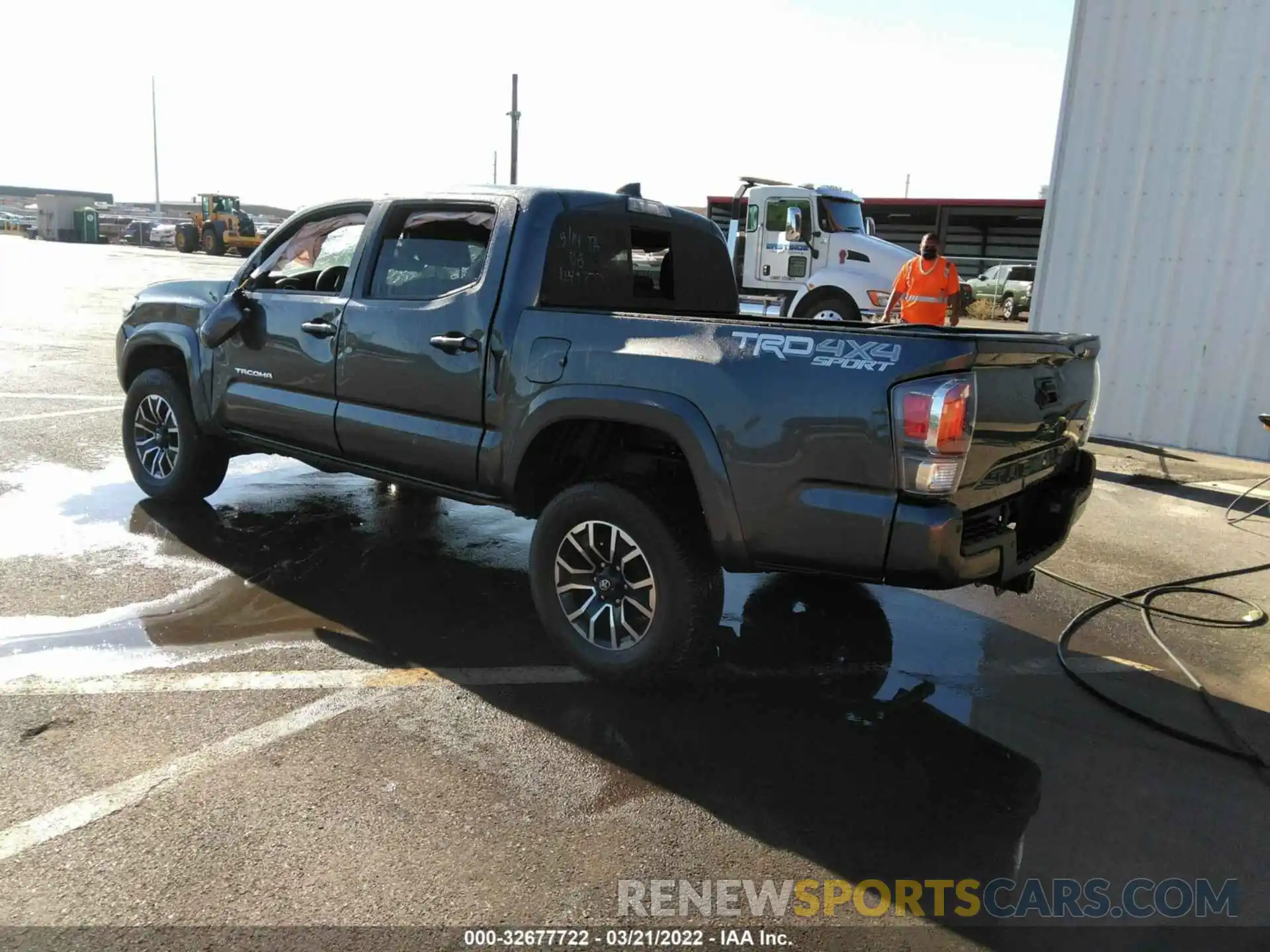 3 Photograph of a damaged car 3TYCZ5AN7MT035278 TOYOTA TACOMA 4WD 2021