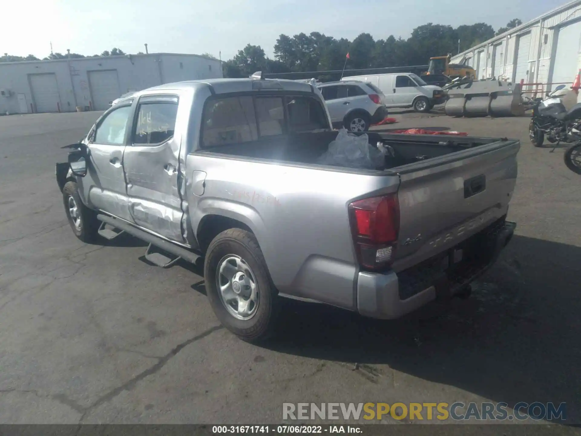 3 Photograph of a damaged car 3TYCZ5AN8MT022457 TOYOTA TACOMA 4WD 2021