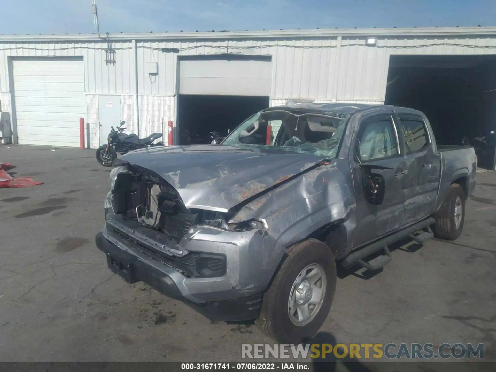 6 Photograph of a damaged car 3TYCZ5AN8MT022457 TOYOTA TACOMA 4WD 2021