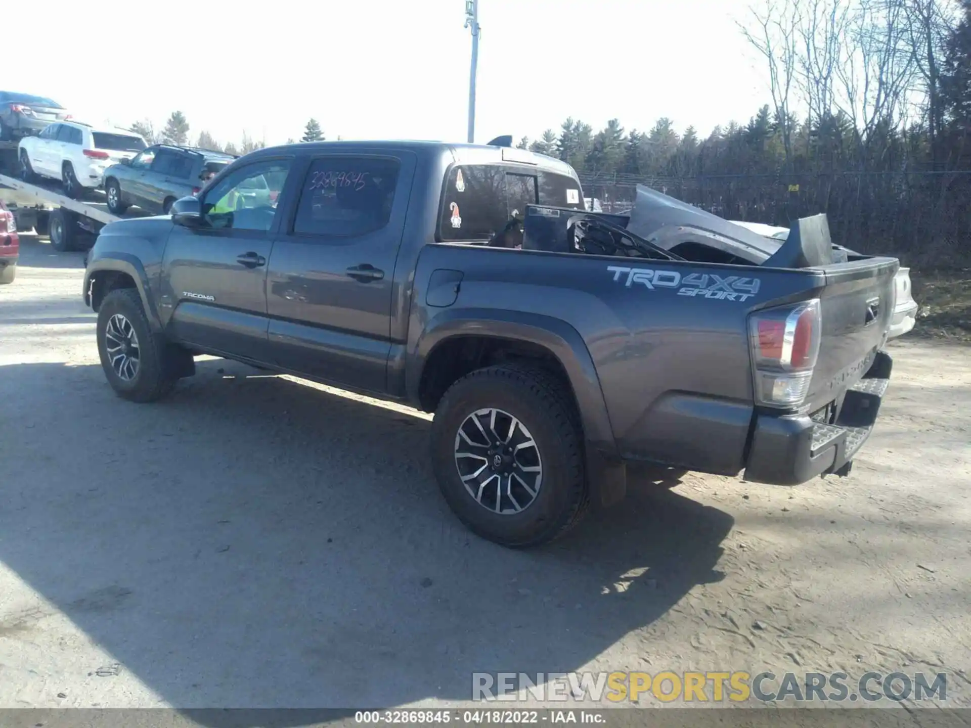 3 Photograph of a damaged car 3TYCZ5AN8MT034222 TOYOTA TACOMA 4WD 2021