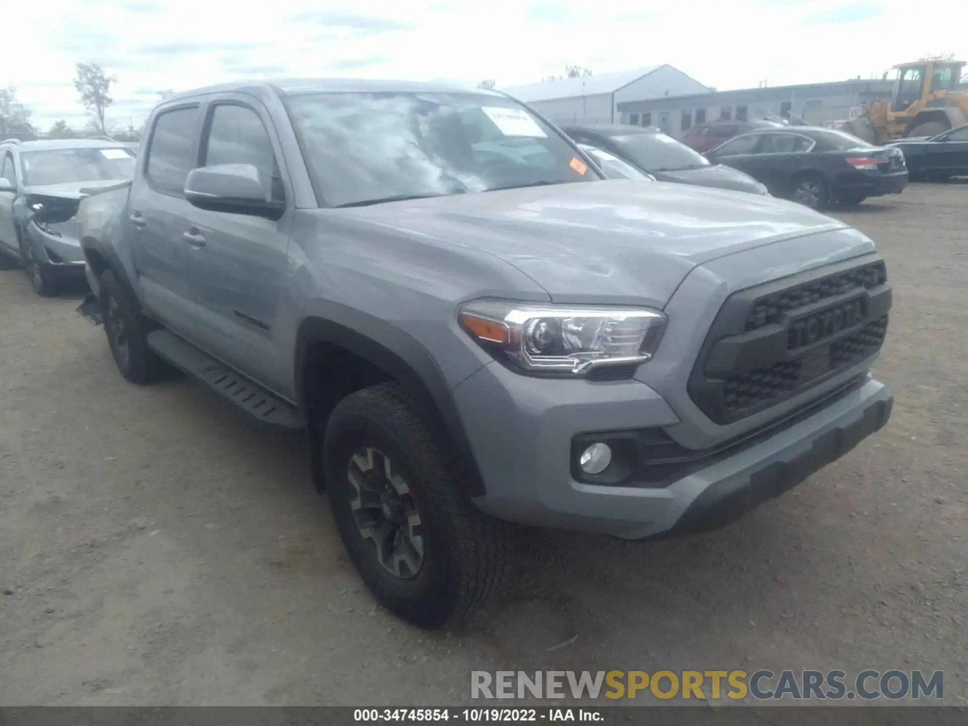 1 Photograph of a damaged car 3TYCZ5AN8MT046922 TOYOTA TACOMA 4WD 2021