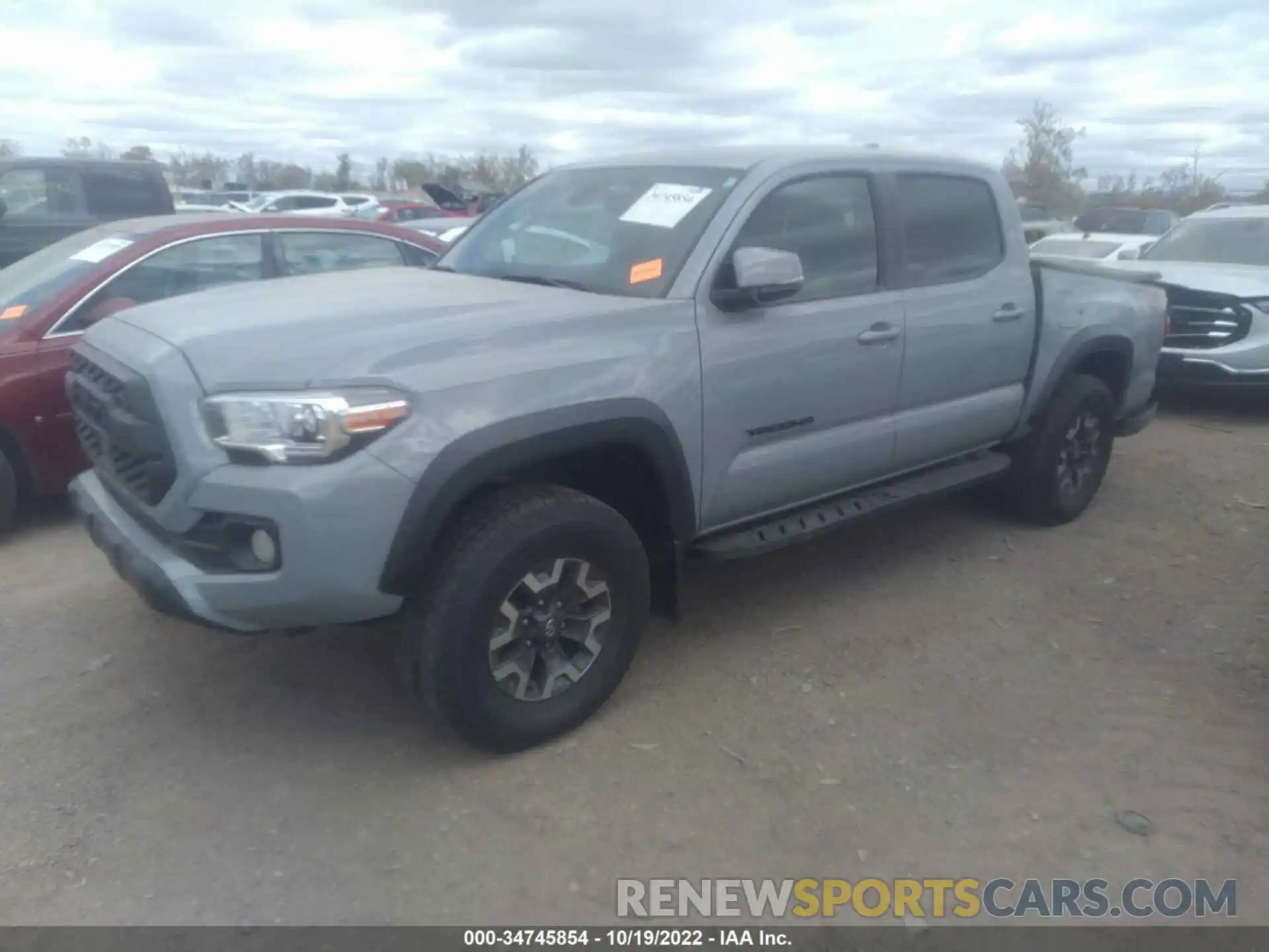 2 Photograph of a damaged car 3TYCZ5AN8MT046922 TOYOTA TACOMA 4WD 2021