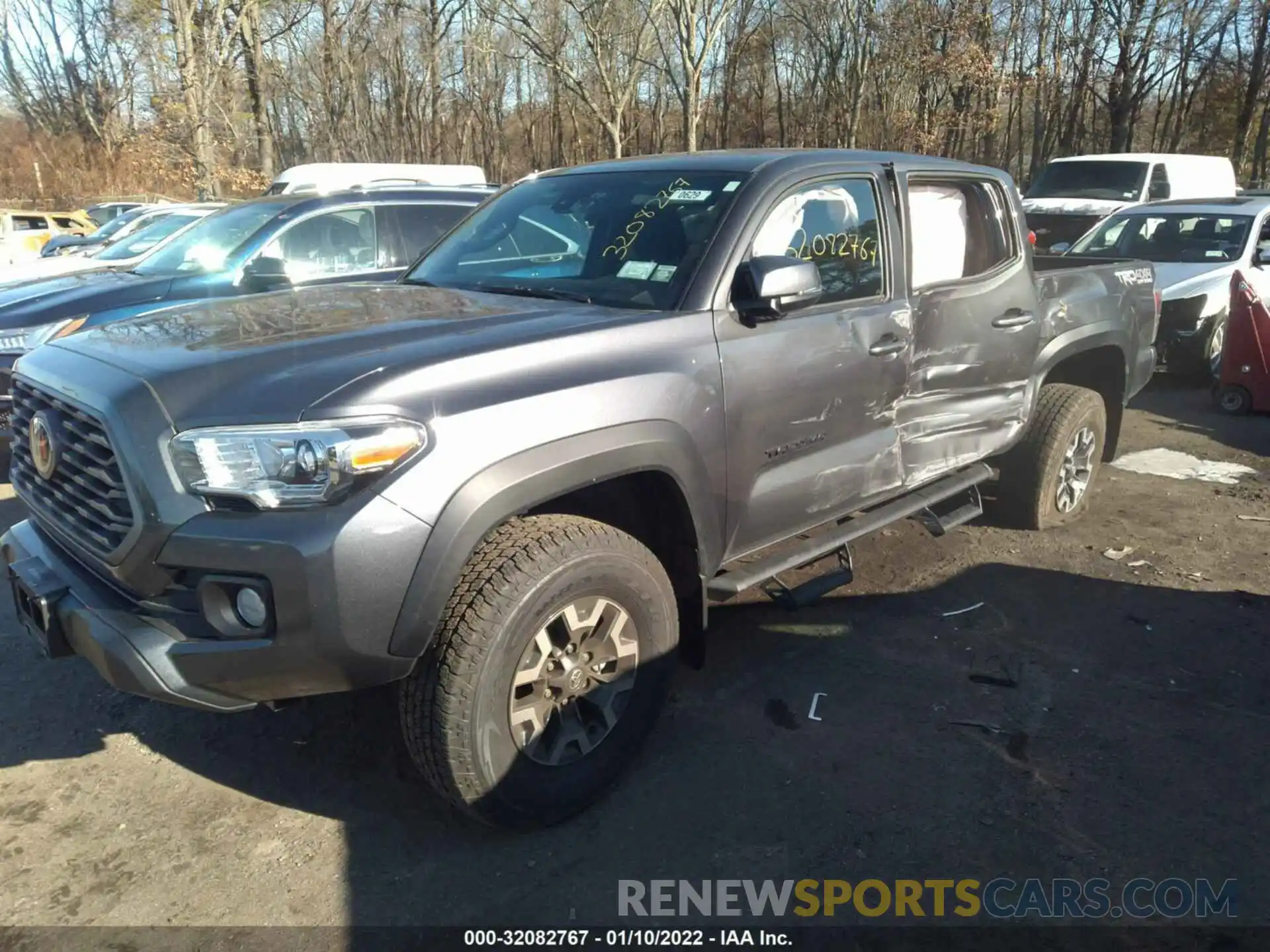 2 Photograph of a damaged car 3TYCZ5AN8MT051683 TOYOTA TACOMA 4WD 2021