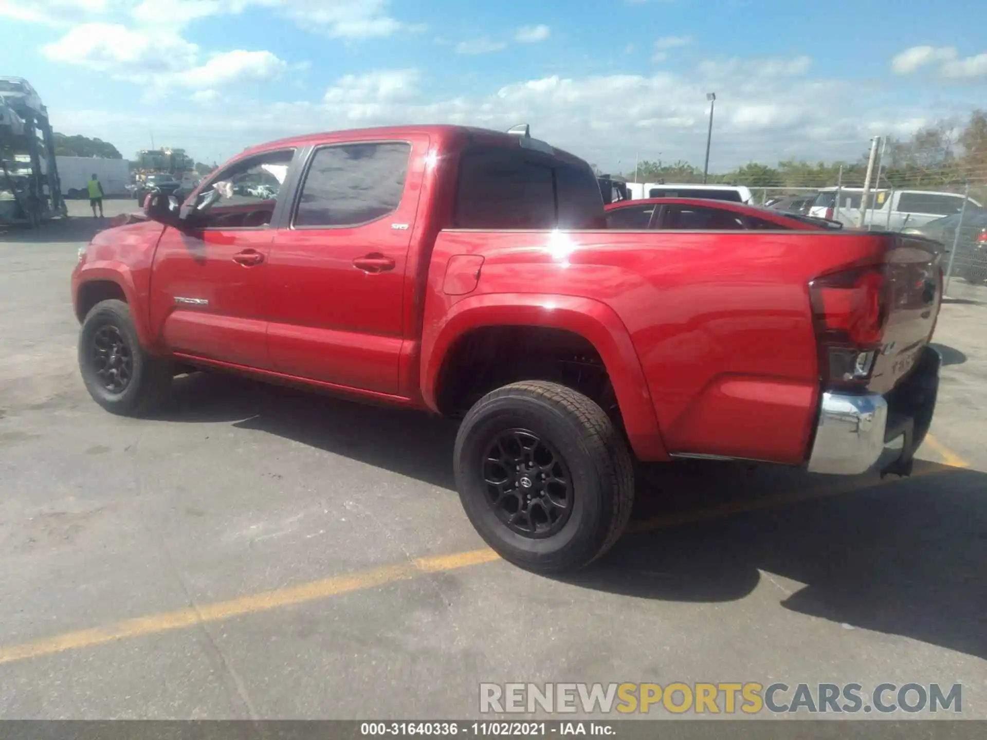 3 Photograph of a damaged car 3TYCZ5AN8MT052168 TOYOTA TACOMA 4WD 2021