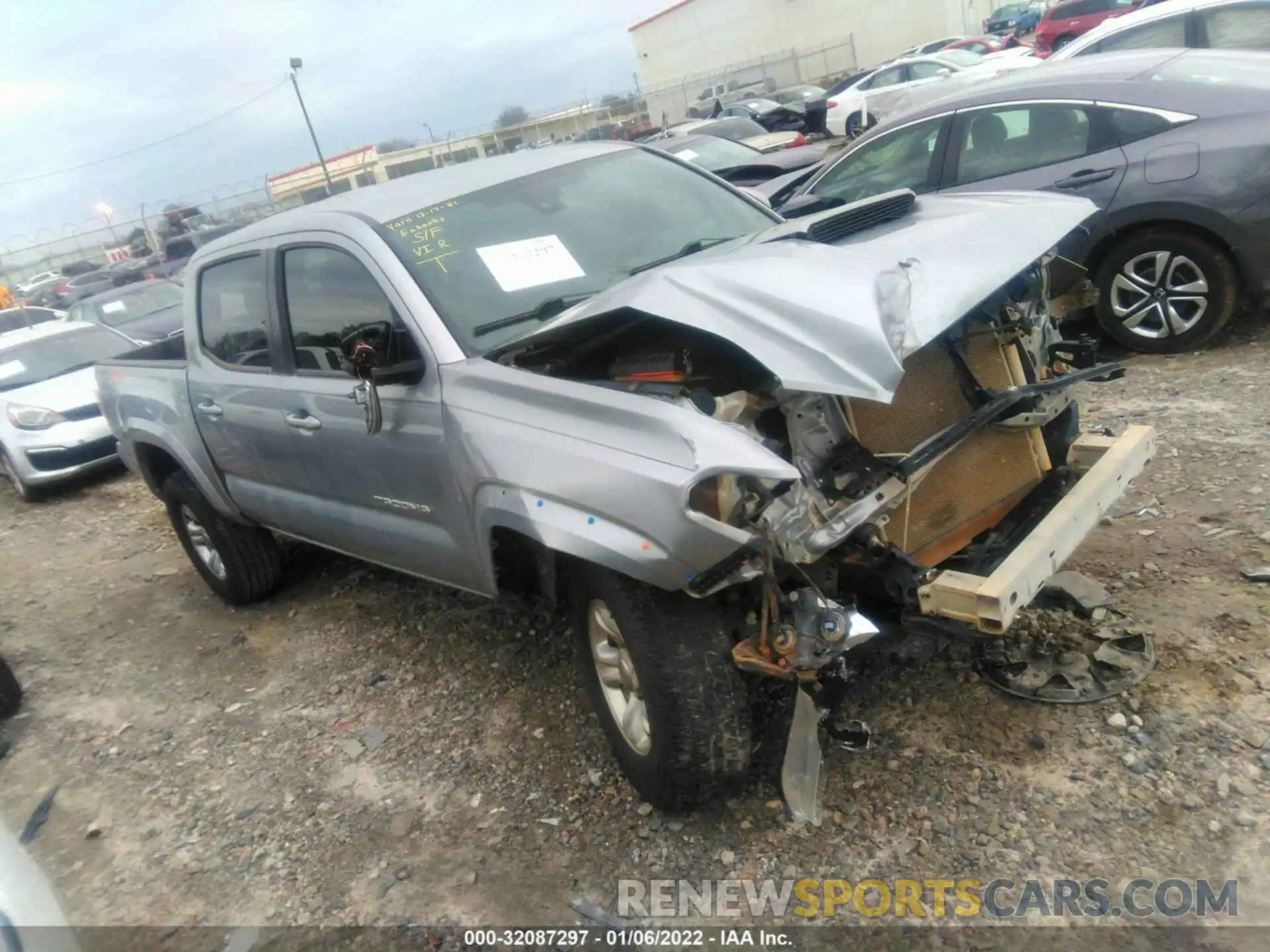 1 Photograph of a damaged car 3TYCZ5AN9MT019180 TOYOTA TACOMA 4WD 2021