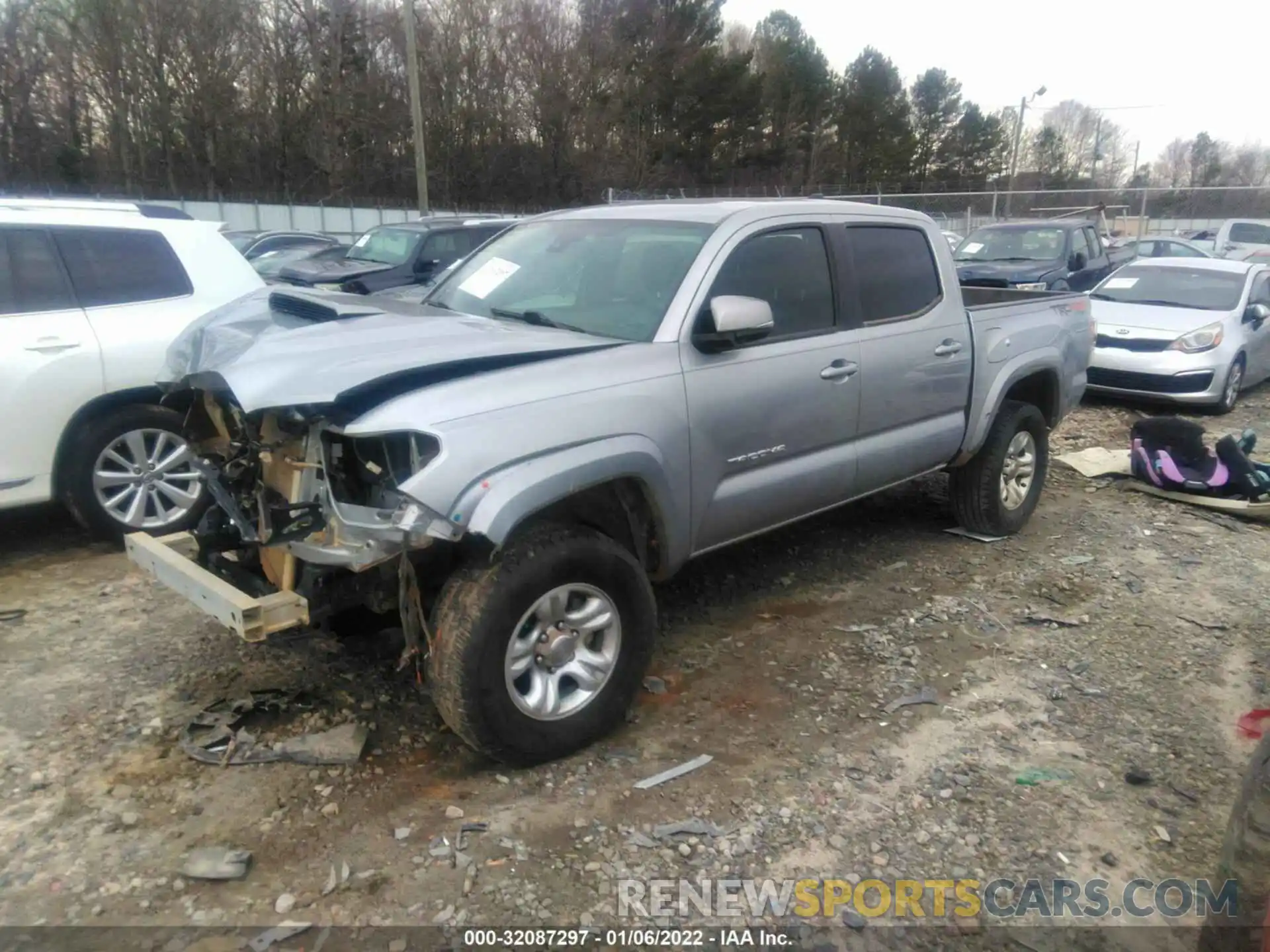 2 Photograph of a damaged car 3TYCZ5AN9MT019180 TOYOTA TACOMA 4WD 2021