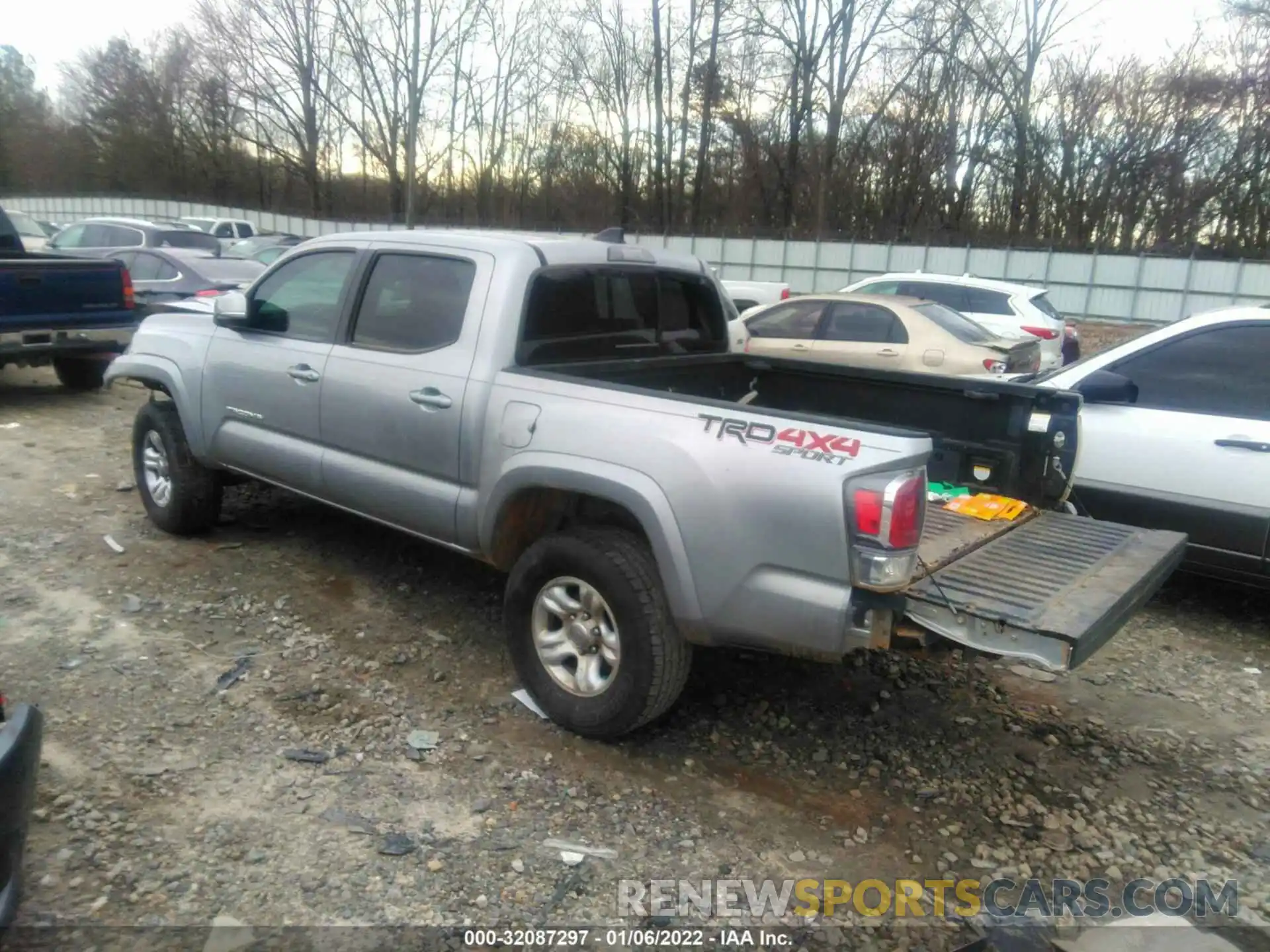 3 Photograph of a damaged car 3TYCZ5AN9MT019180 TOYOTA TACOMA 4WD 2021