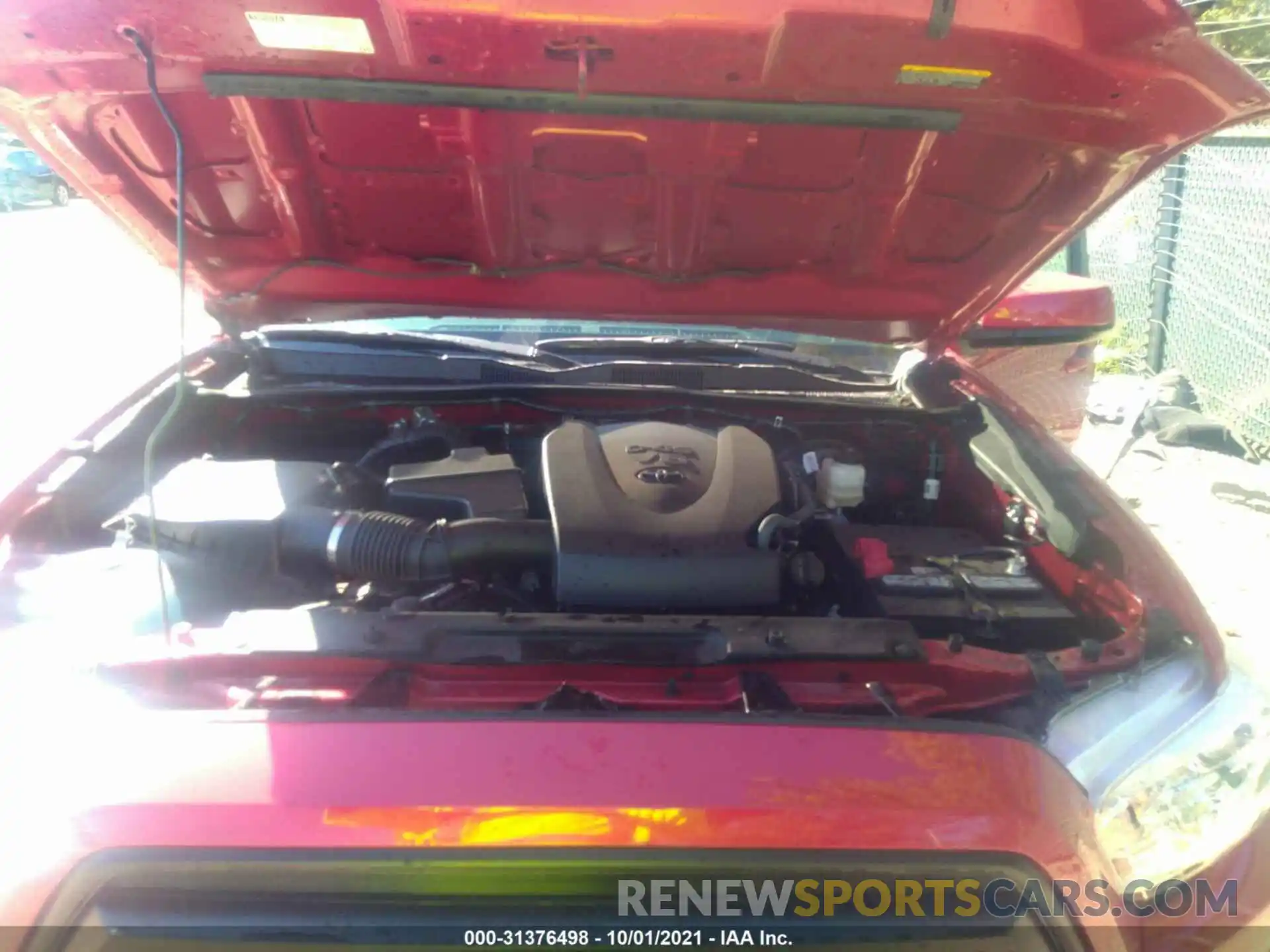 10 Photograph of a damaged car 3TYCZ5AN9MT030194 TOYOTA TACOMA 4WD 2021