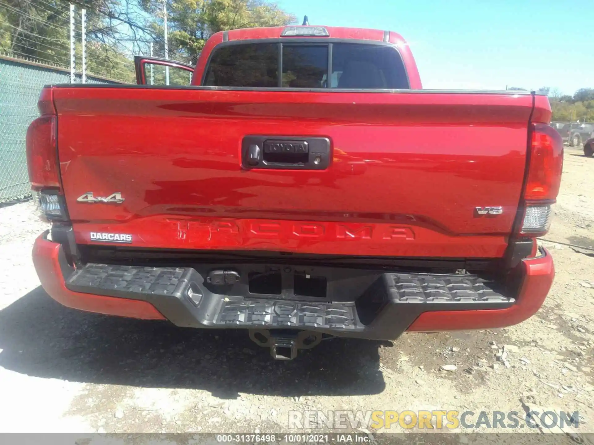 6 Photograph of a damaged car 3TYCZ5AN9MT030194 TOYOTA TACOMA 4WD 2021