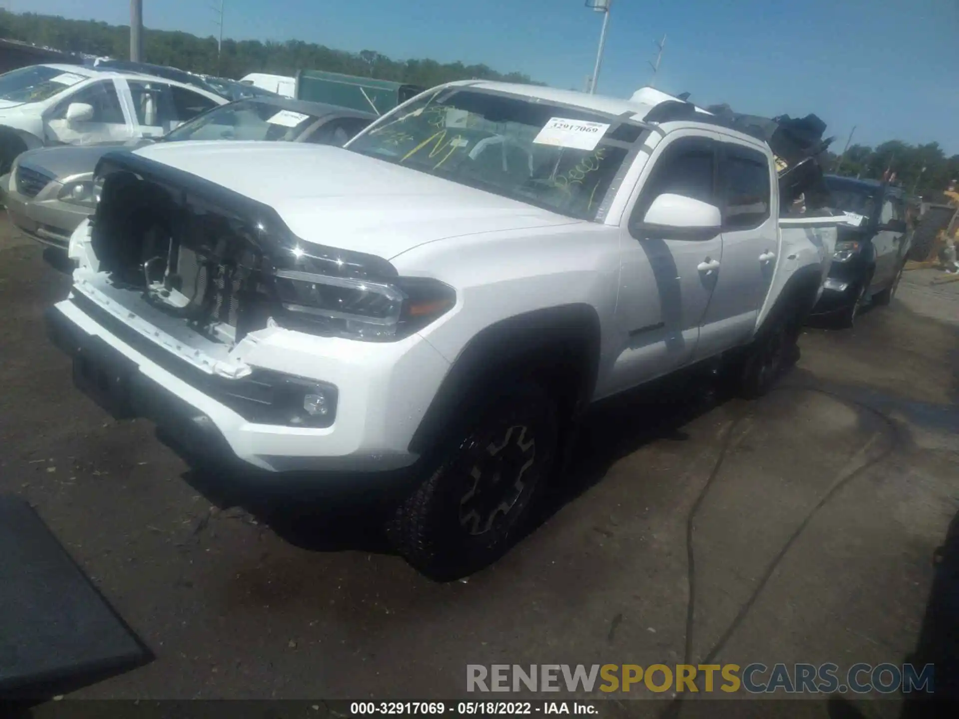 2 Photograph of a damaged car 3TYCZ5AN9MT035122 TOYOTA TACOMA 4WD 2021