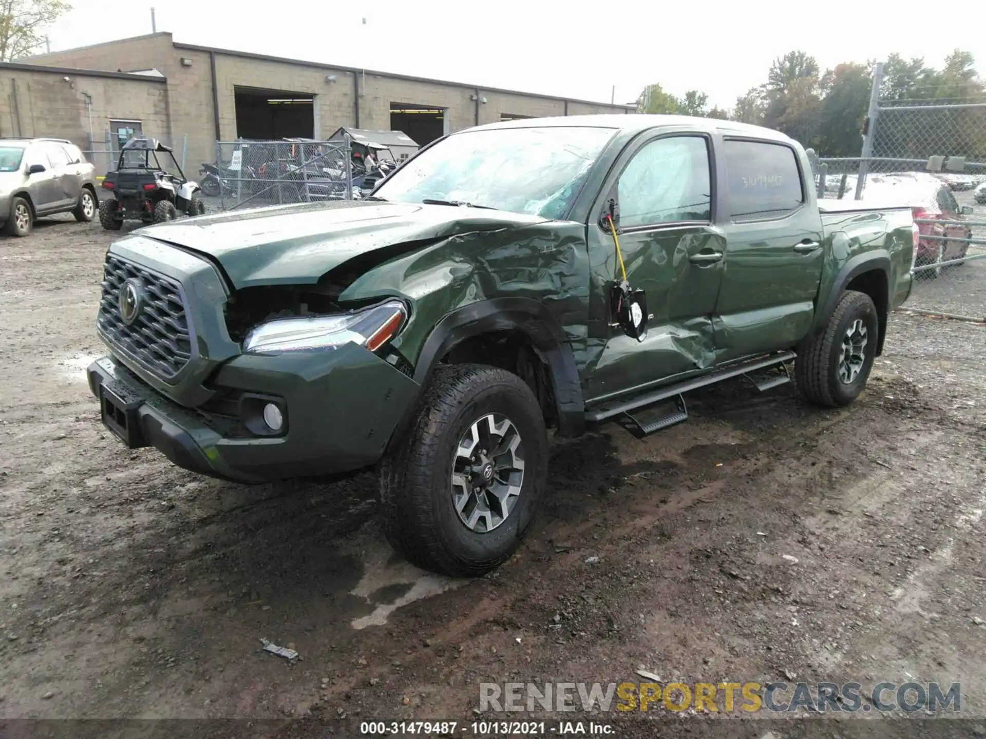 2 Photograph of a damaged car 3TYCZ5AN9MT035427 TOYOTA TACOMA 4WD 2021