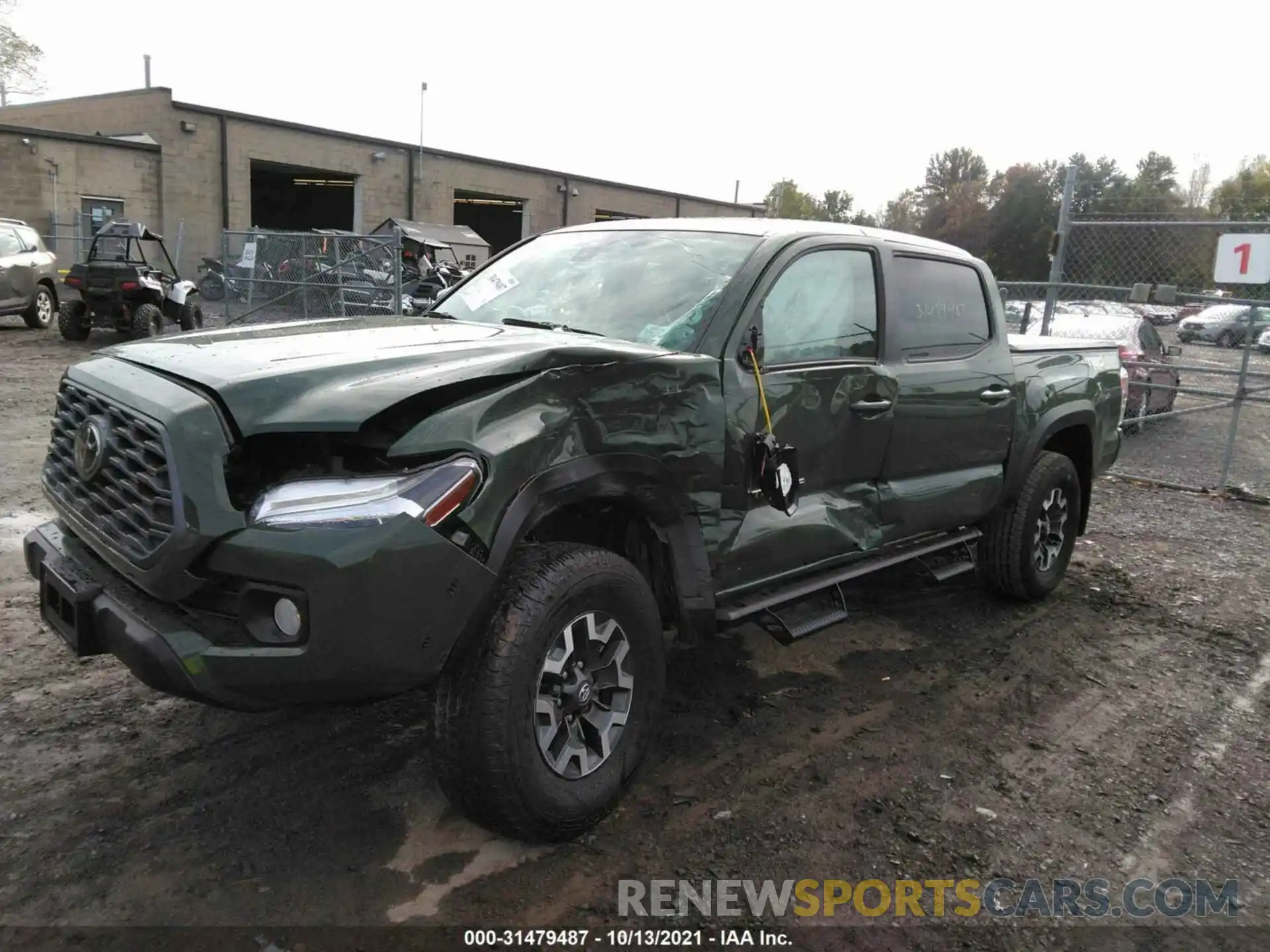 6 Photograph of a damaged car 3TYCZ5AN9MT035427 TOYOTA TACOMA 4WD 2021