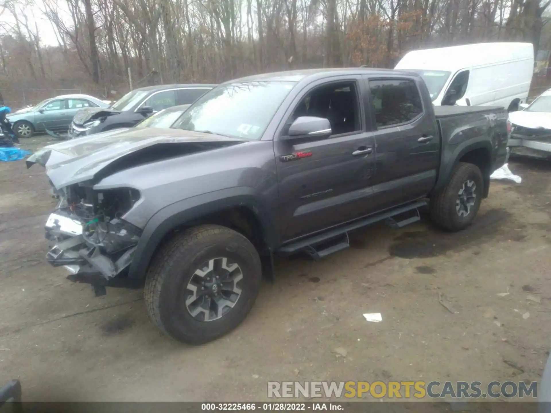 2 Photograph of a damaged car 3TYCZ5ANXMT008477 TOYOTA TACOMA 4WD 2021