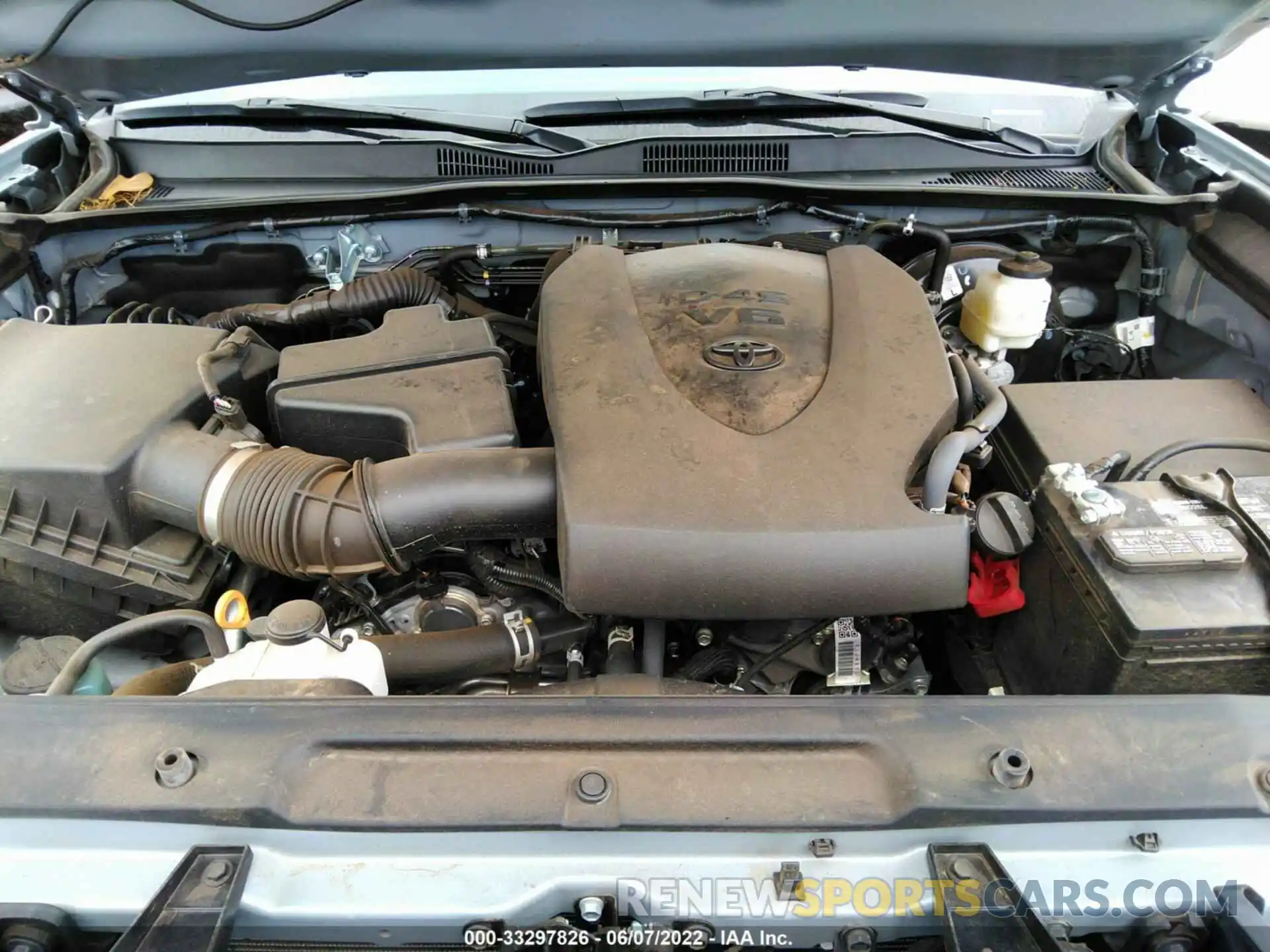 10 Photograph of a damaged car 3TYCZ5ANXMT016269 TOYOTA TACOMA 4WD 2021