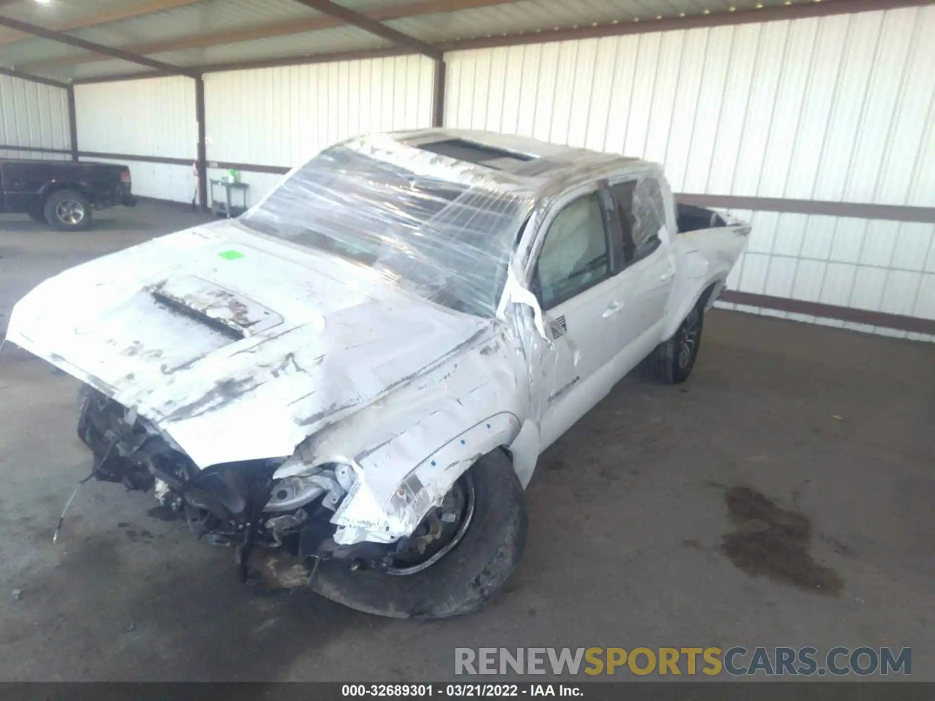 2 Photograph of a damaged car 3TYCZ5ANXMT034870 TOYOTA TACOMA 4WD 2021