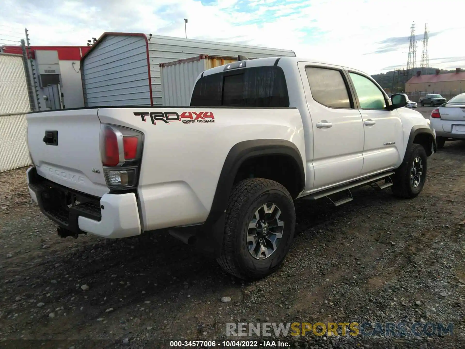 4 Фотография поврежденного автомобиля 3TYCZ5ANXMT050020 TOYOTA TACOMA 4WD 2021