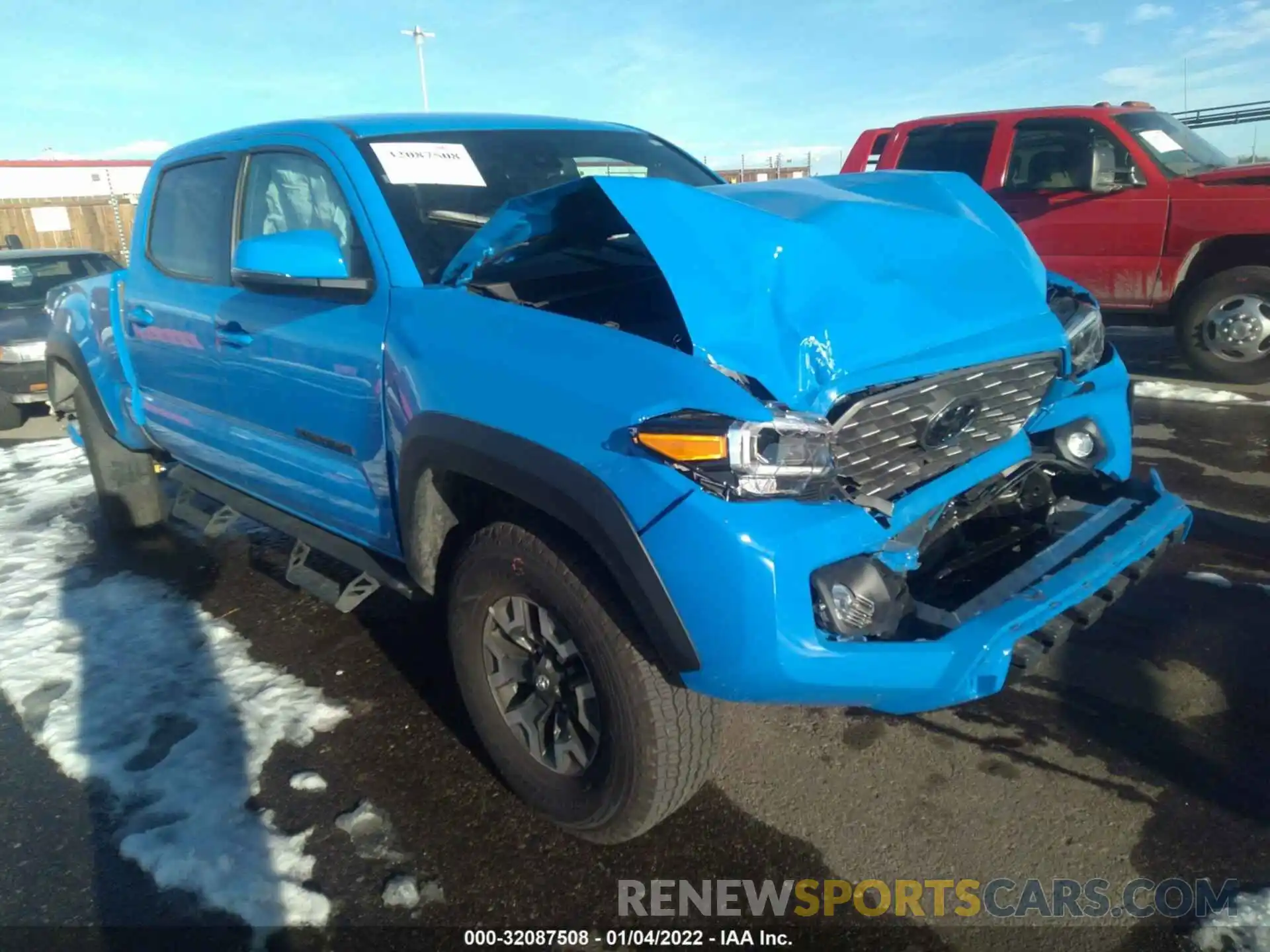 1 Photograph of a damaged car 3TYDZ5BN0MT004232 TOYOTA TACOMA 4WD 2021