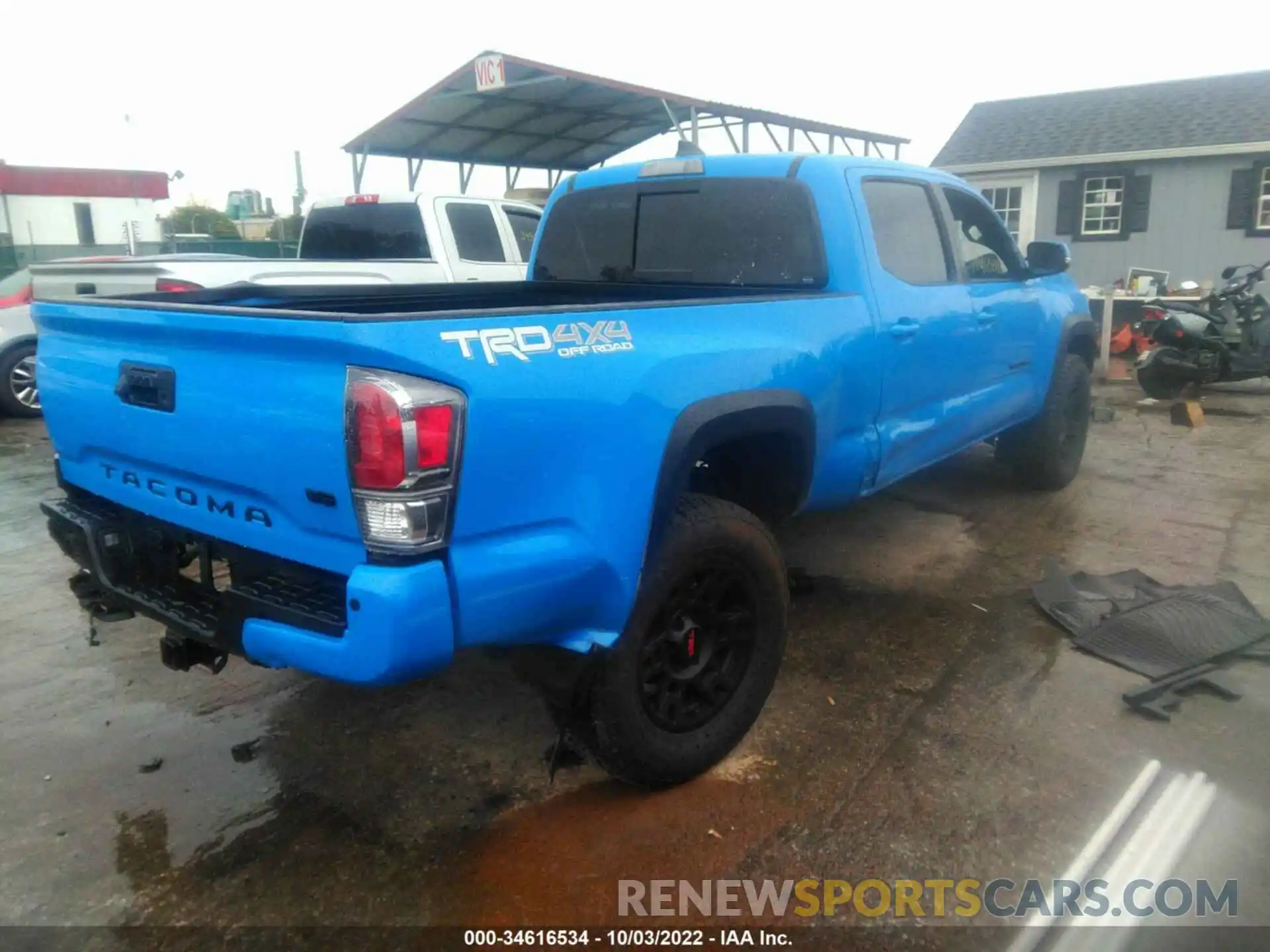 4 Фотография поврежденного автомобиля 3TYDZ5BN3MT004015 TOYOTA TACOMA 4WD 2021