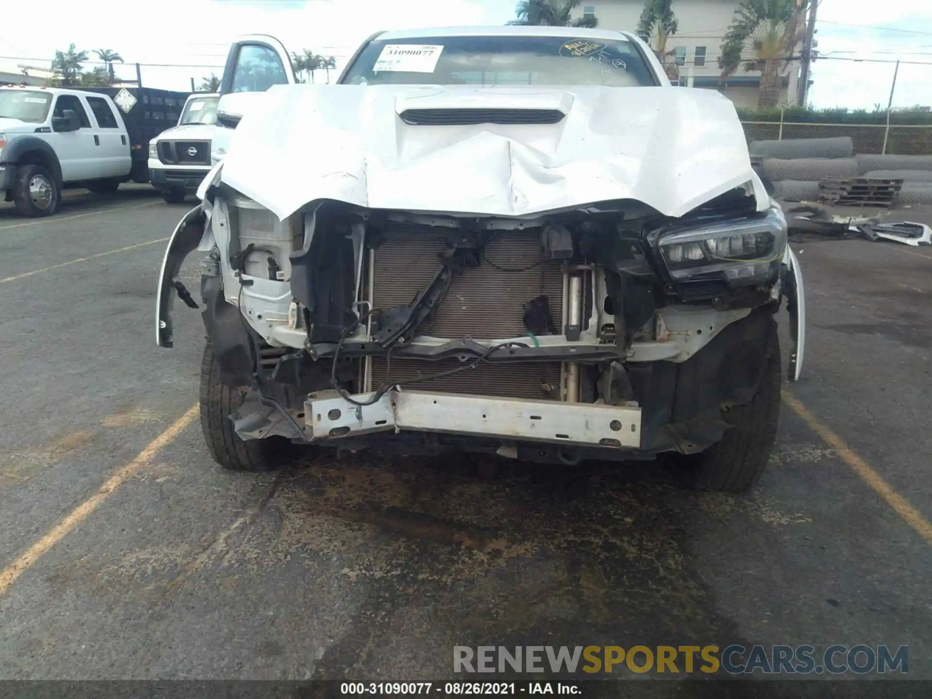 6 Photograph of a damaged car 3TYDZ5BN4MT000586 TOYOTA TACOMA 4WD 2021