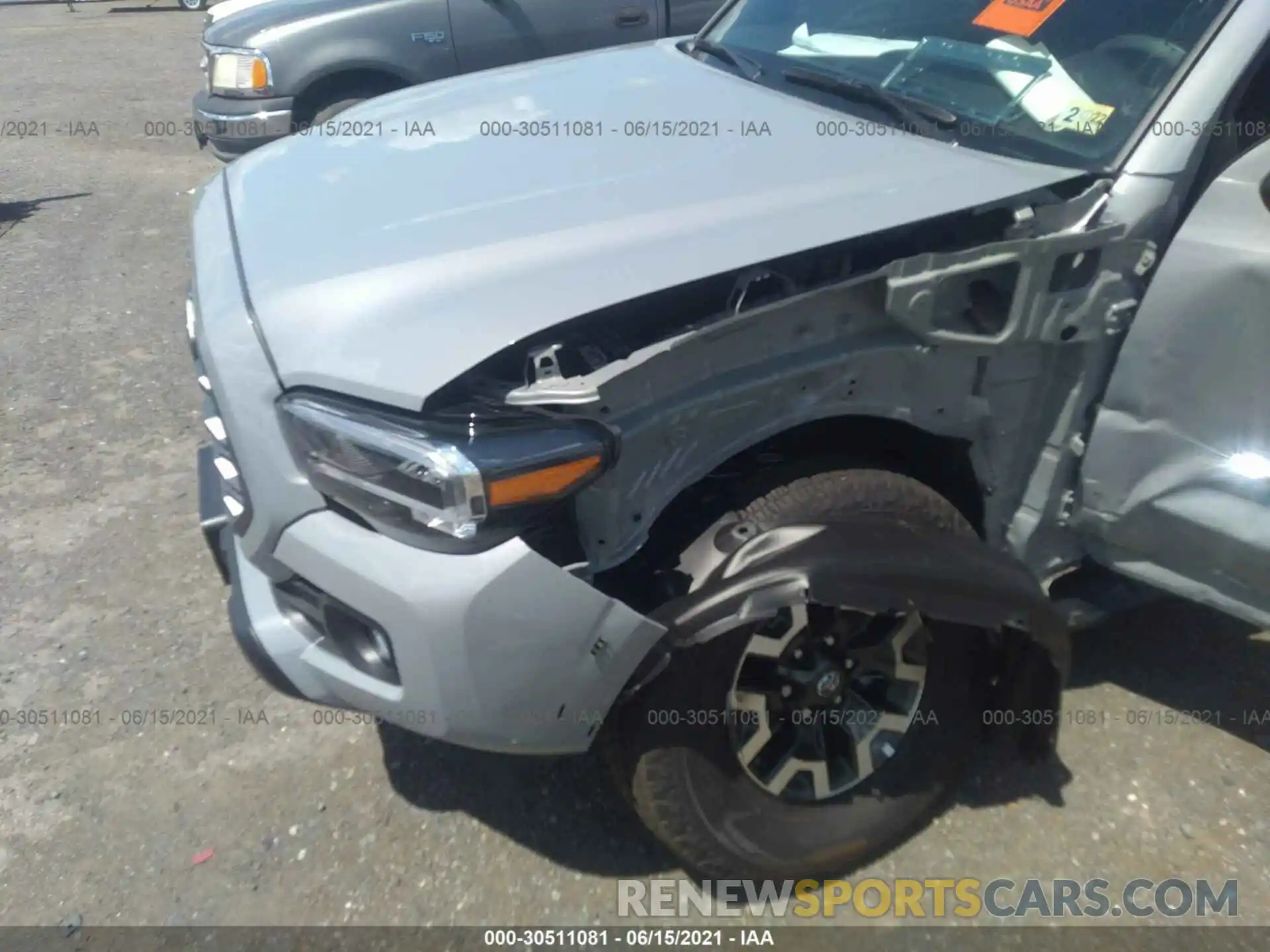 6 Photograph of a damaged car 3TYDZ5BN4MT001401 TOYOTA TACOMA 4WD 2021