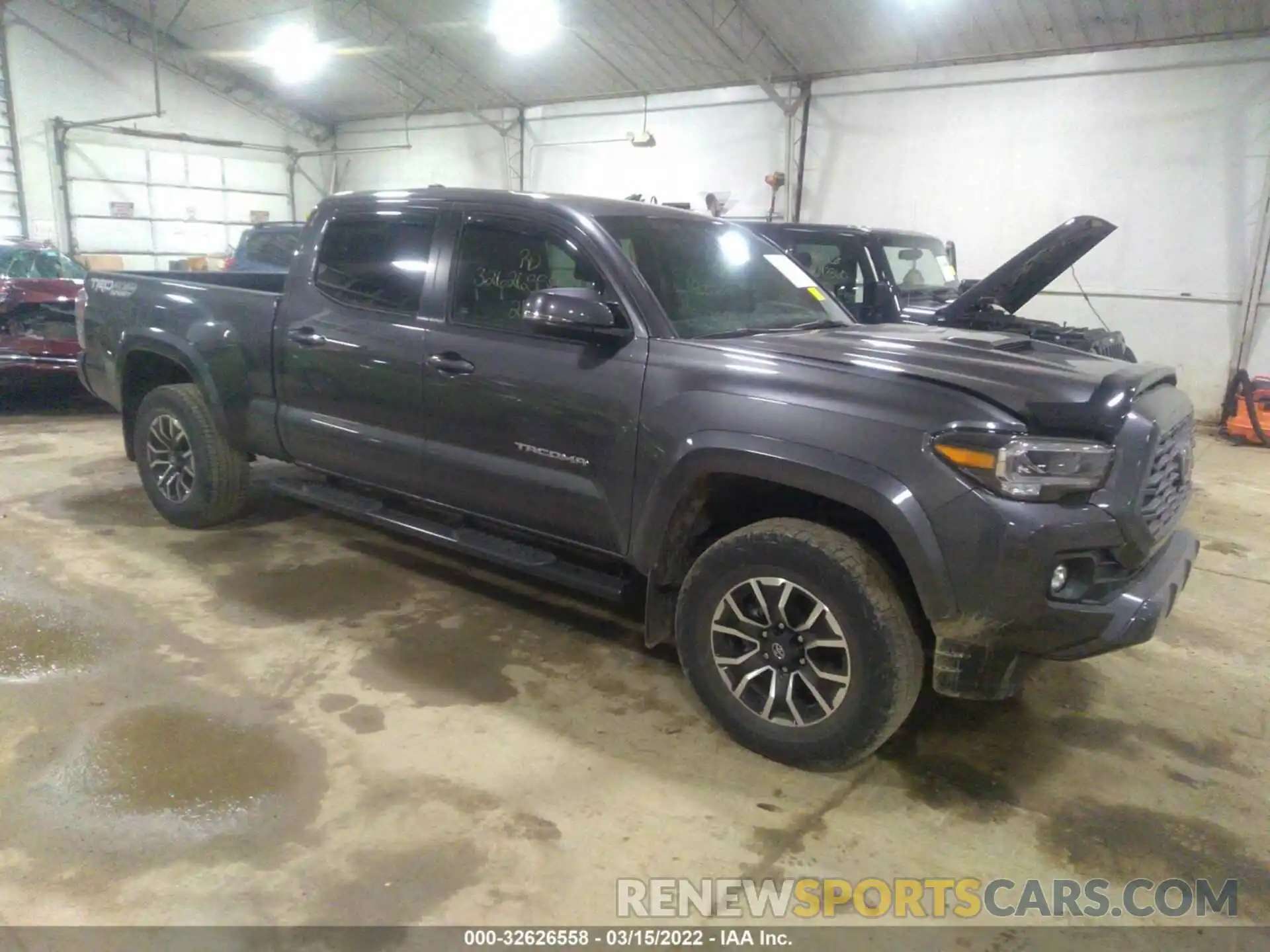 1 Photograph of a damaged car 3TYDZ5BN4MT002144 TOYOTA TACOMA 4WD 2021