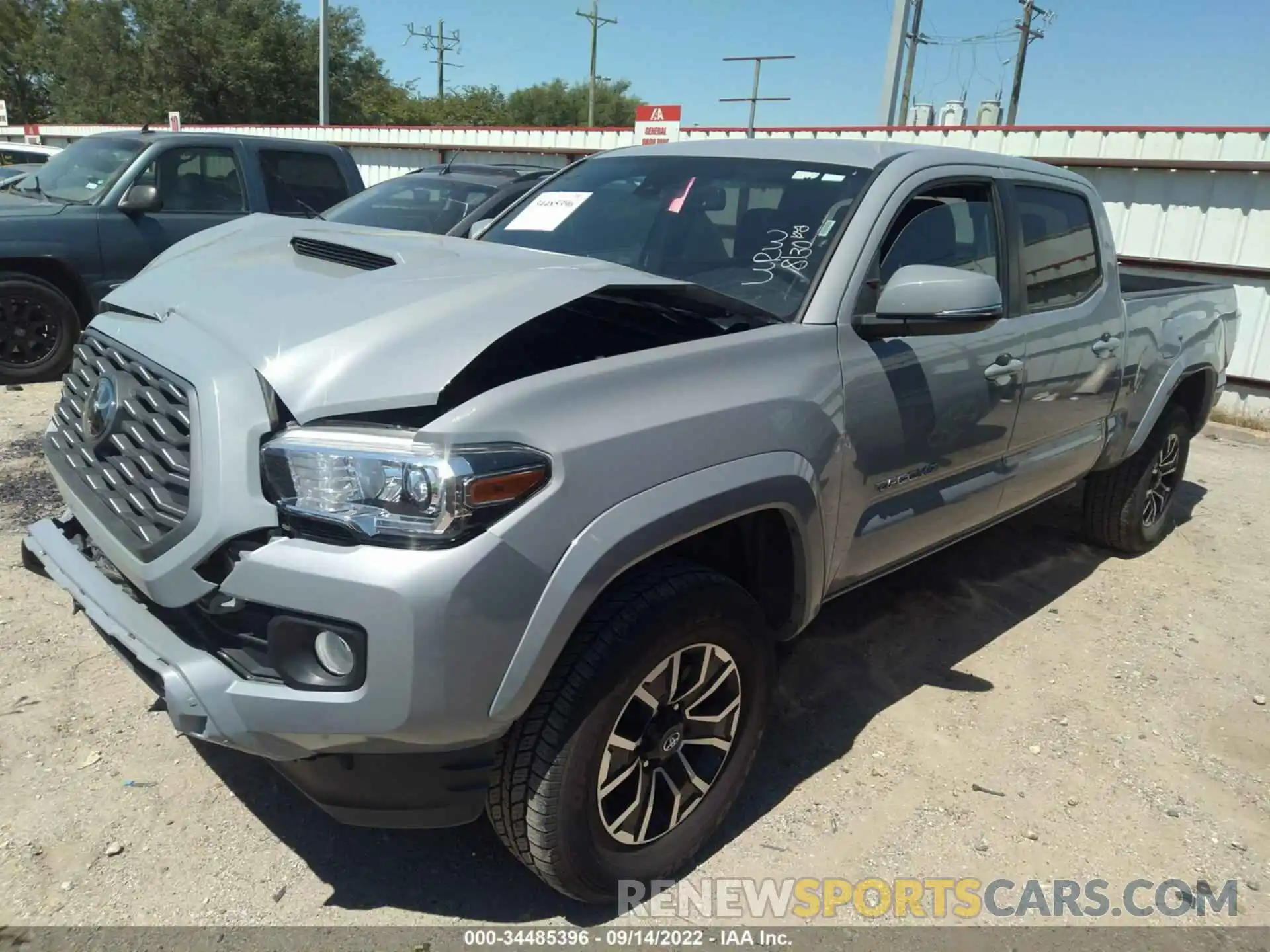 2 Photograph of a damaged car 3TYDZ5BN5MT002072 TOYOTA TACOMA 4WD 2021