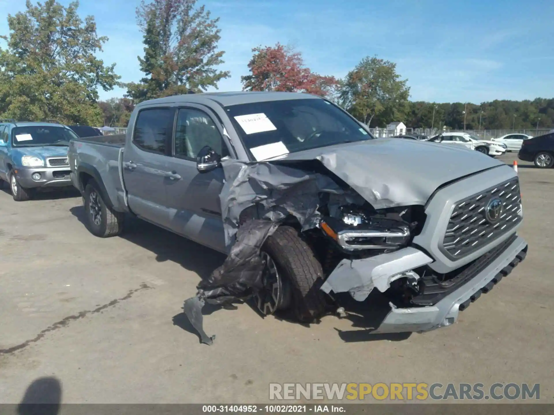 1 Photograph of a damaged car 3TYDZ5BN5MT002217 TOYOTA TACOMA 4WD 2021