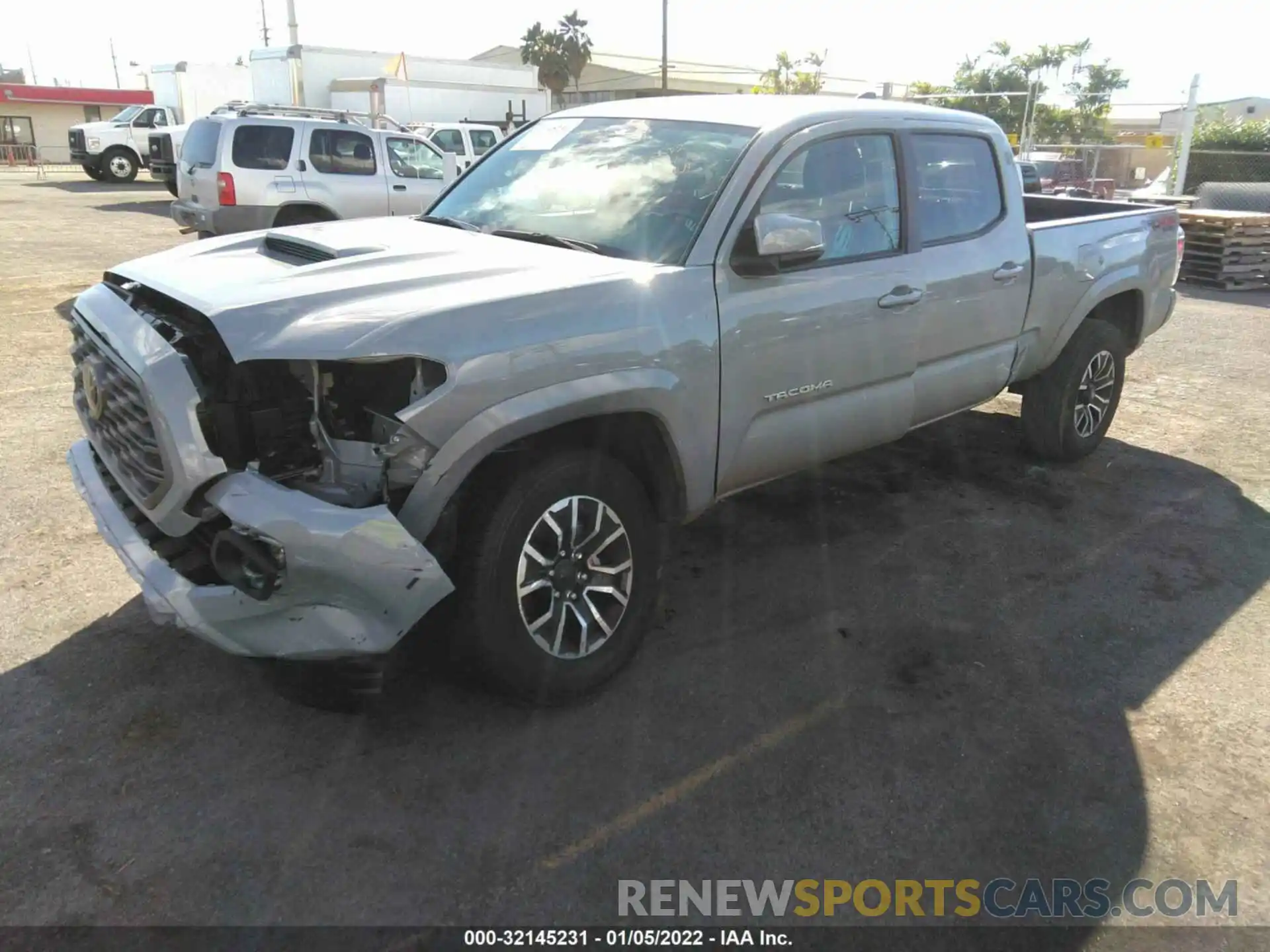 2 Photograph of a damaged car 3TYDZ5BN6MT001433 TOYOTA TACOMA 4WD 2021