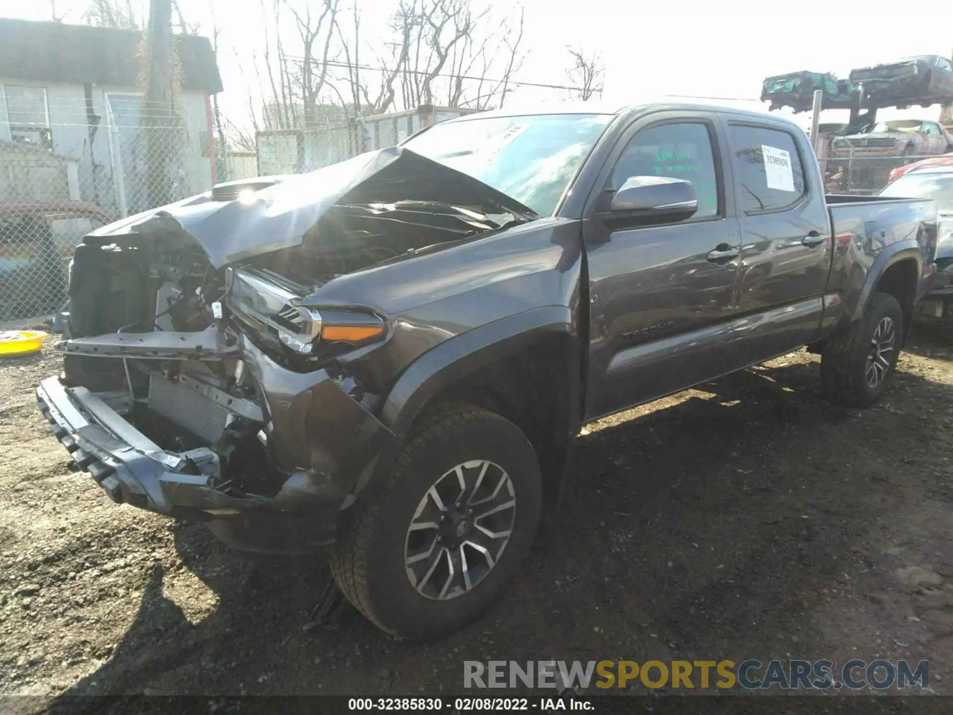 2 Photograph of a damaged car 3TYDZ5BN7MT000565 TOYOTA TACOMA 4WD 2021