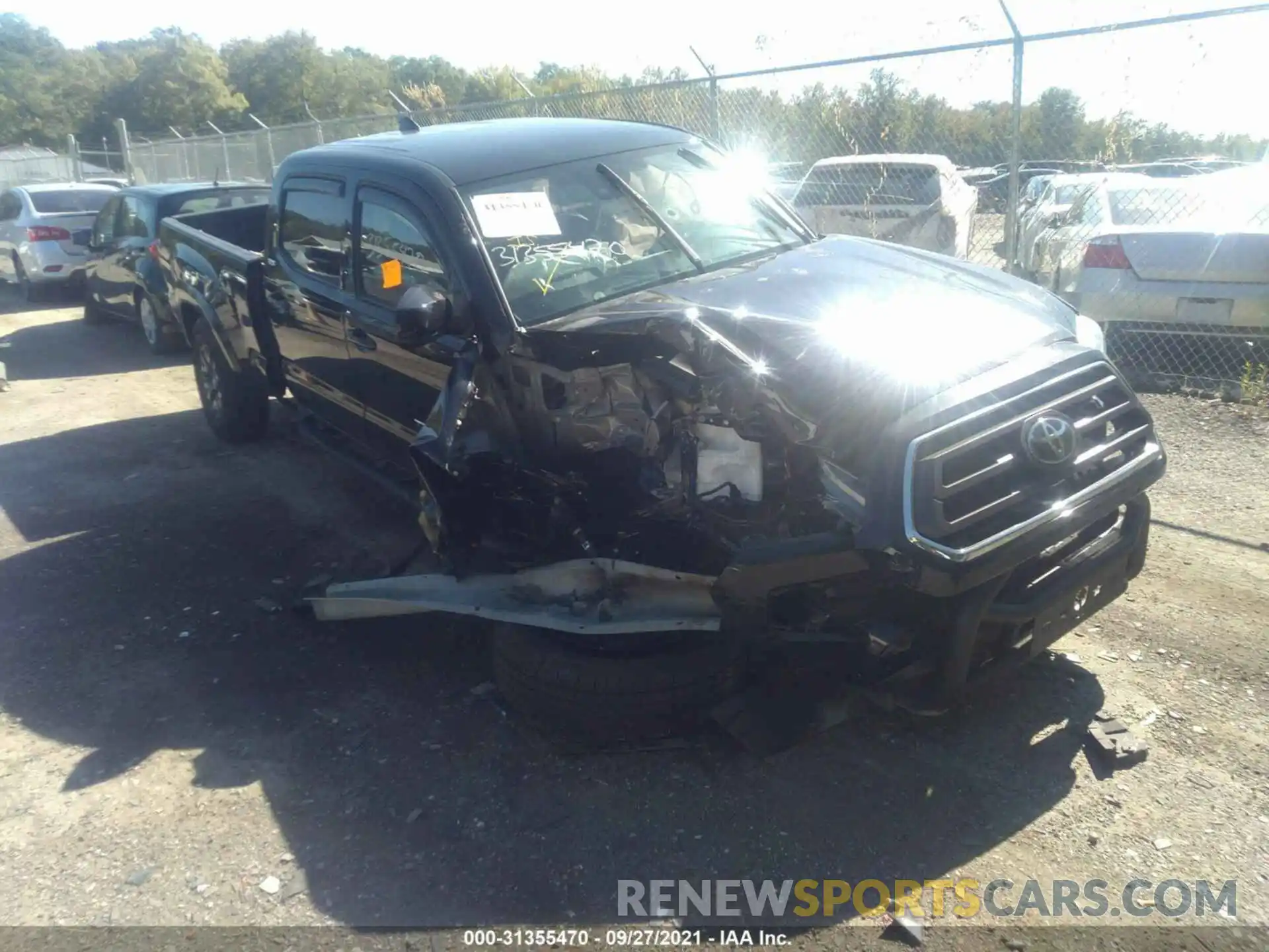 1 Photograph of a damaged car 3TYDZ5BN7MT001411 TOYOTA TACOMA 4WD 2021