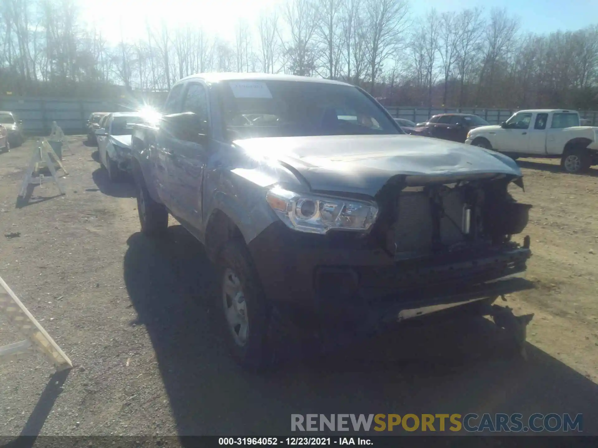 1 Photograph of a damaged car 3TYSX5EN0MT008404 TOYOTA TACOMA 4WD 2021