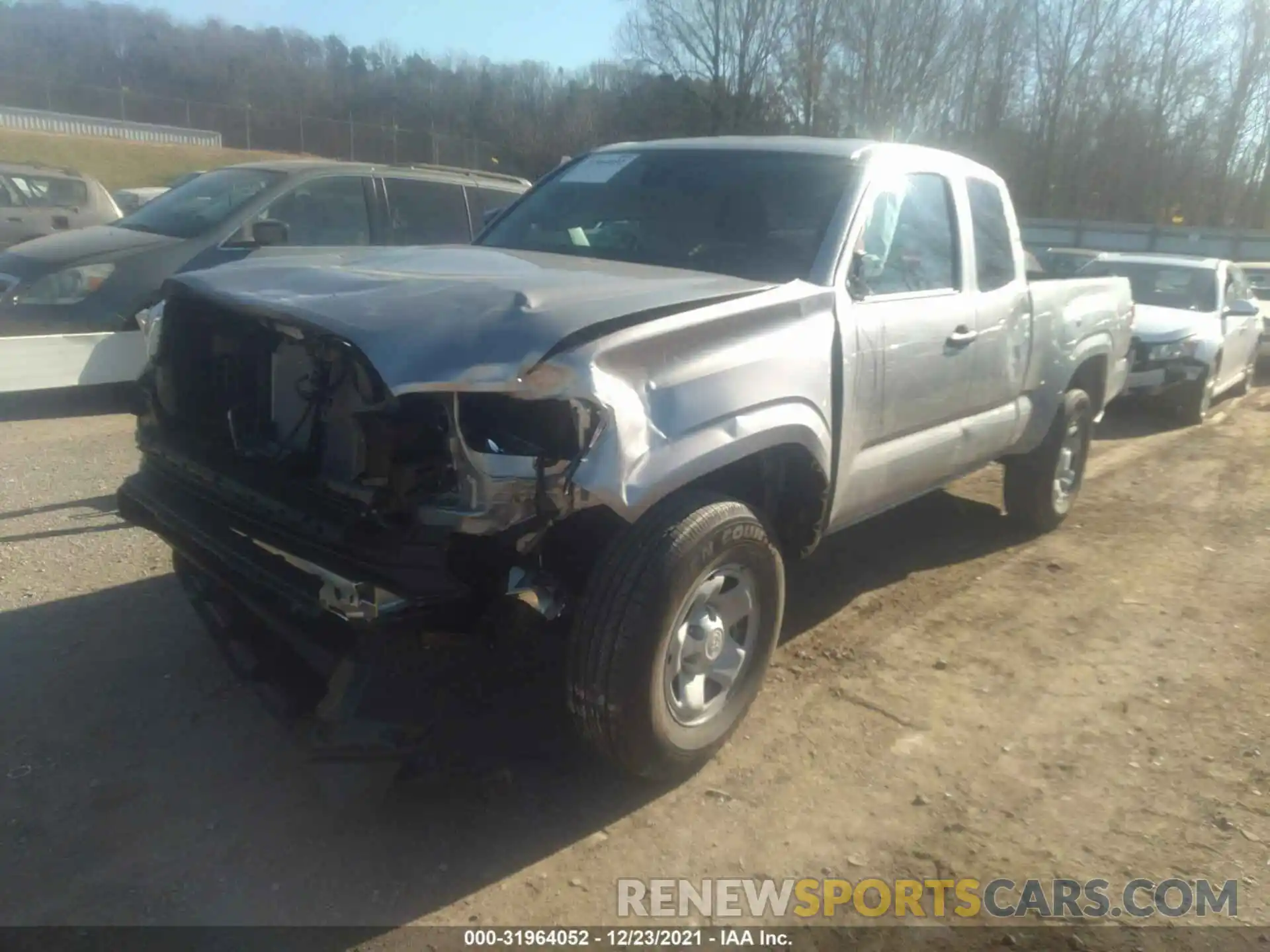 2 Photograph of a damaged car 3TYSX5EN0MT008404 TOYOTA TACOMA 4WD 2021