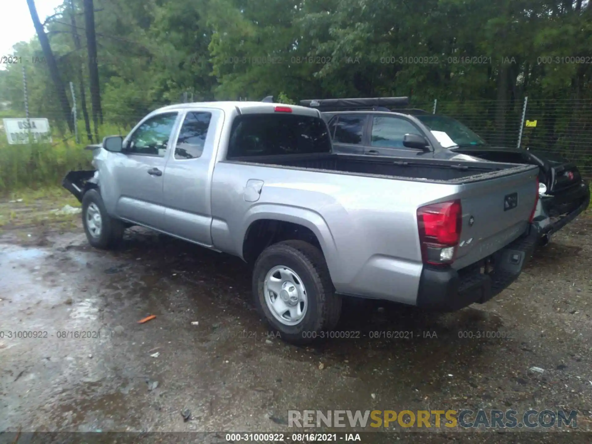 3 Photograph of a damaged car 3TYSX5EN3MT009000 TOYOTA TACOMA 4WD 2021