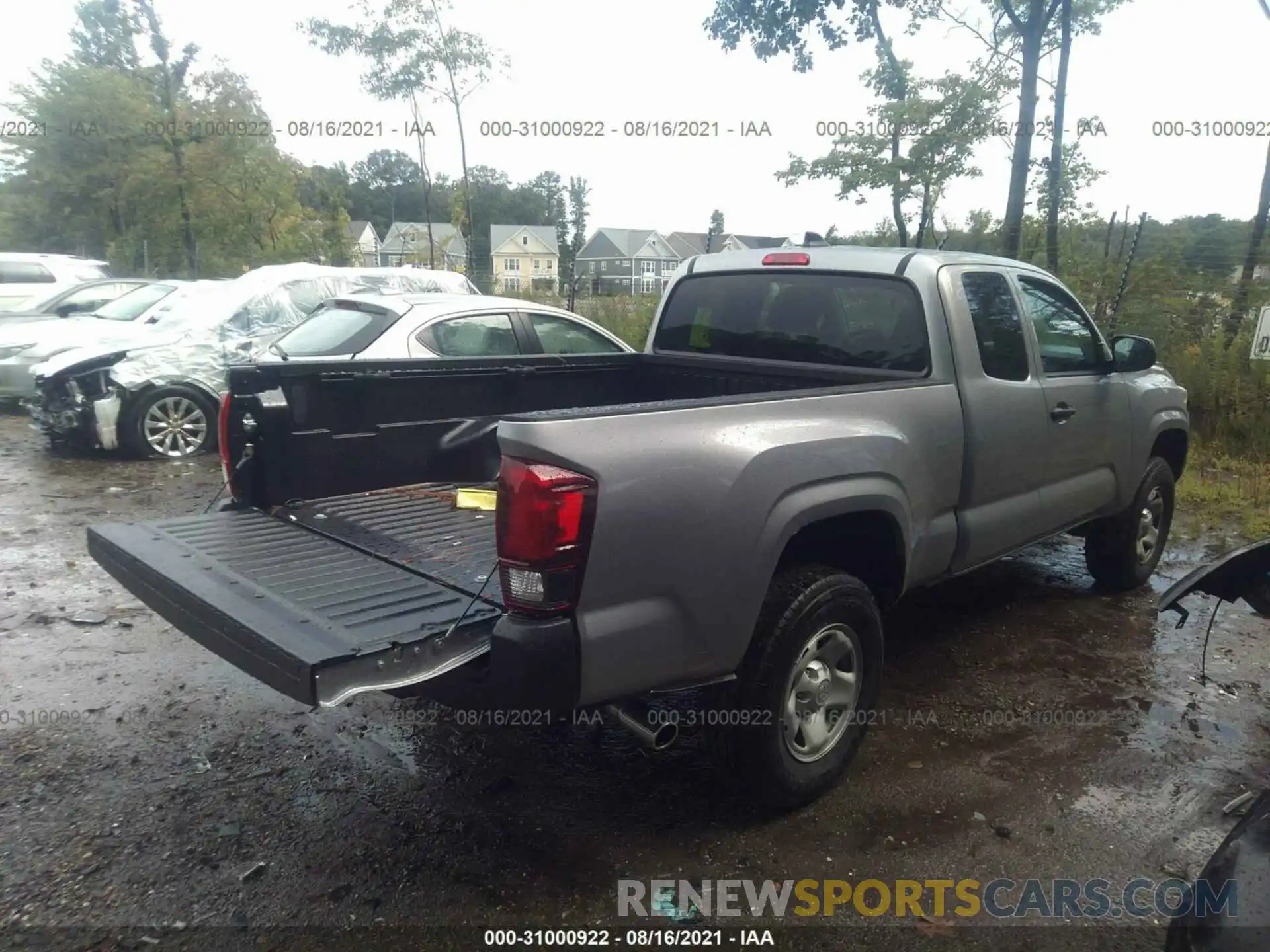 4 Photograph of a damaged car 3TYSX5EN3MT009000 TOYOTA TACOMA 4WD 2021