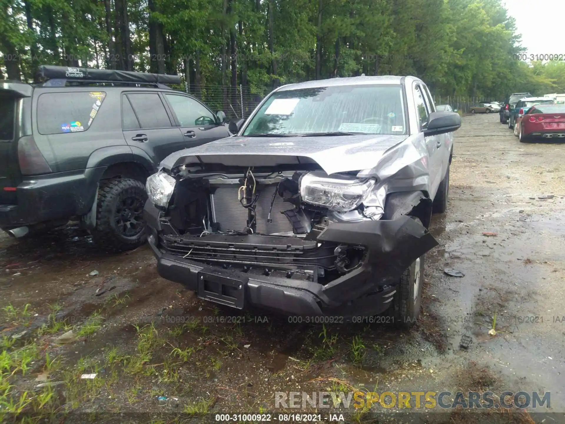 6 Photograph of a damaged car 3TYSX5EN3MT009000 TOYOTA TACOMA 4WD 2021