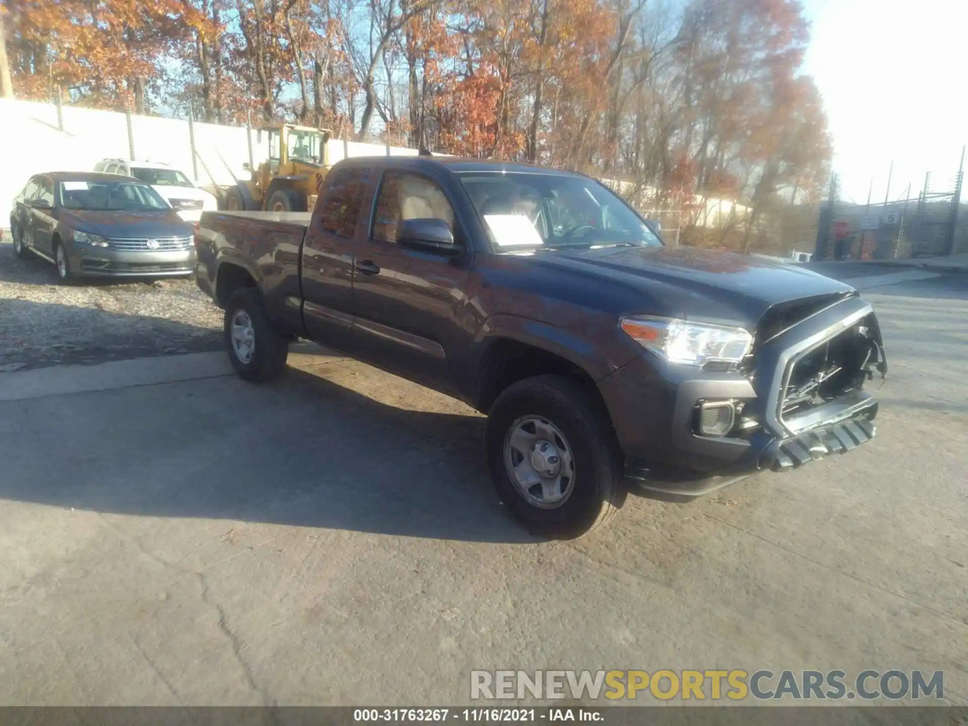 1 Photograph of a damaged car 3TYSX5EN3MT010180 TOYOTA TACOMA 4WD 2021