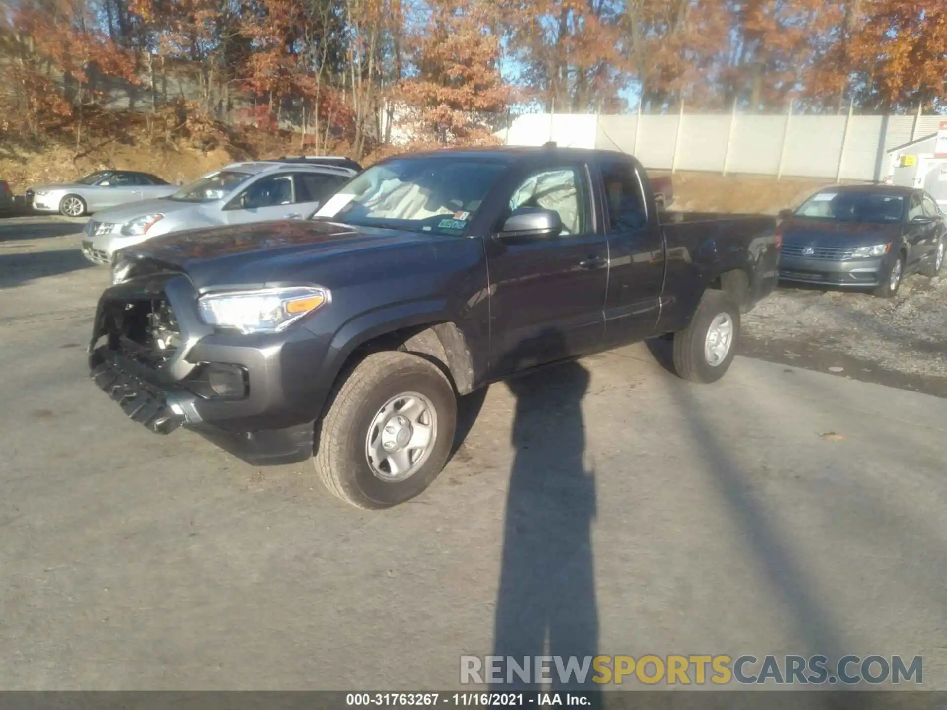 2 Photograph of a damaged car 3TYSX5EN3MT010180 TOYOTA TACOMA 4WD 2021