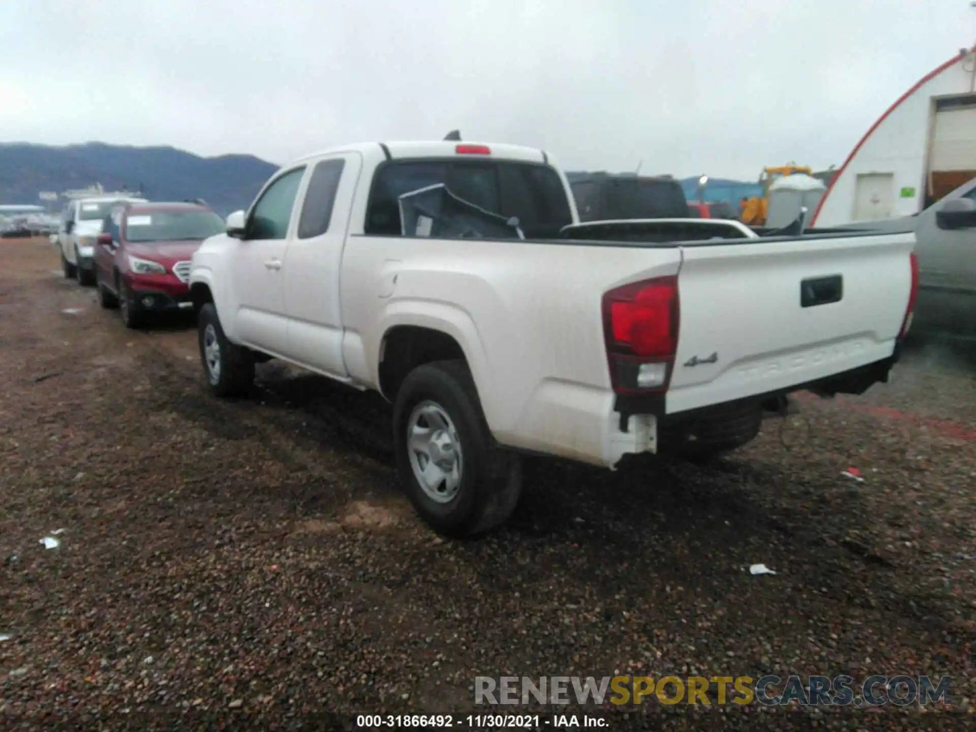 3 Photograph of a damaged car 3TYSX5EN4MT003643 TOYOTA TACOMA 4WD 2021