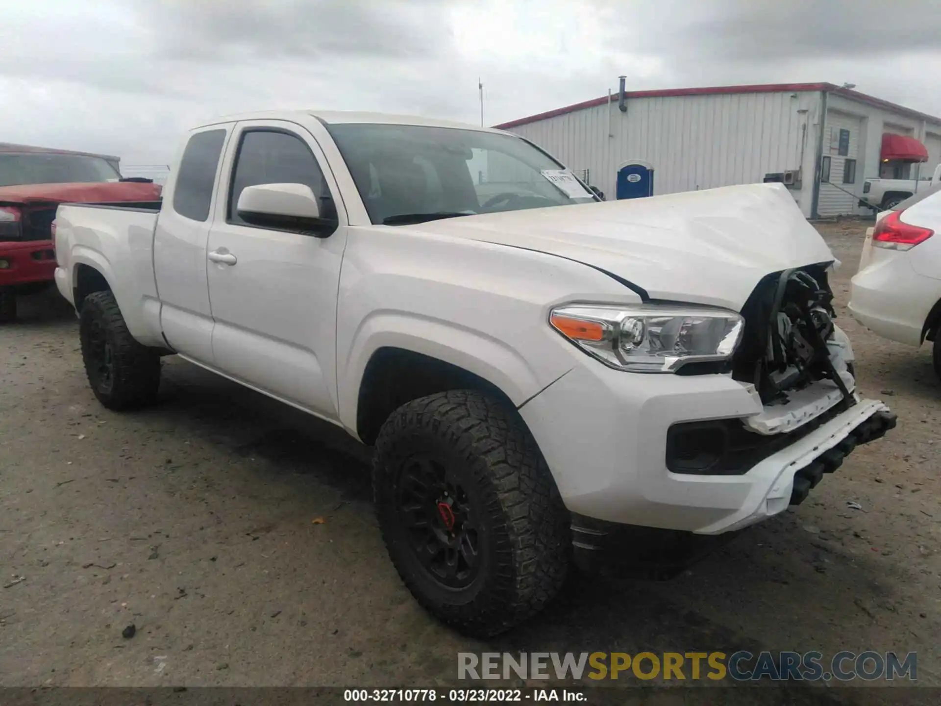 1 Photograph of a damaged car 3TYSX5EN5MT005711 TOYOTA TACOMA 4WD 2021